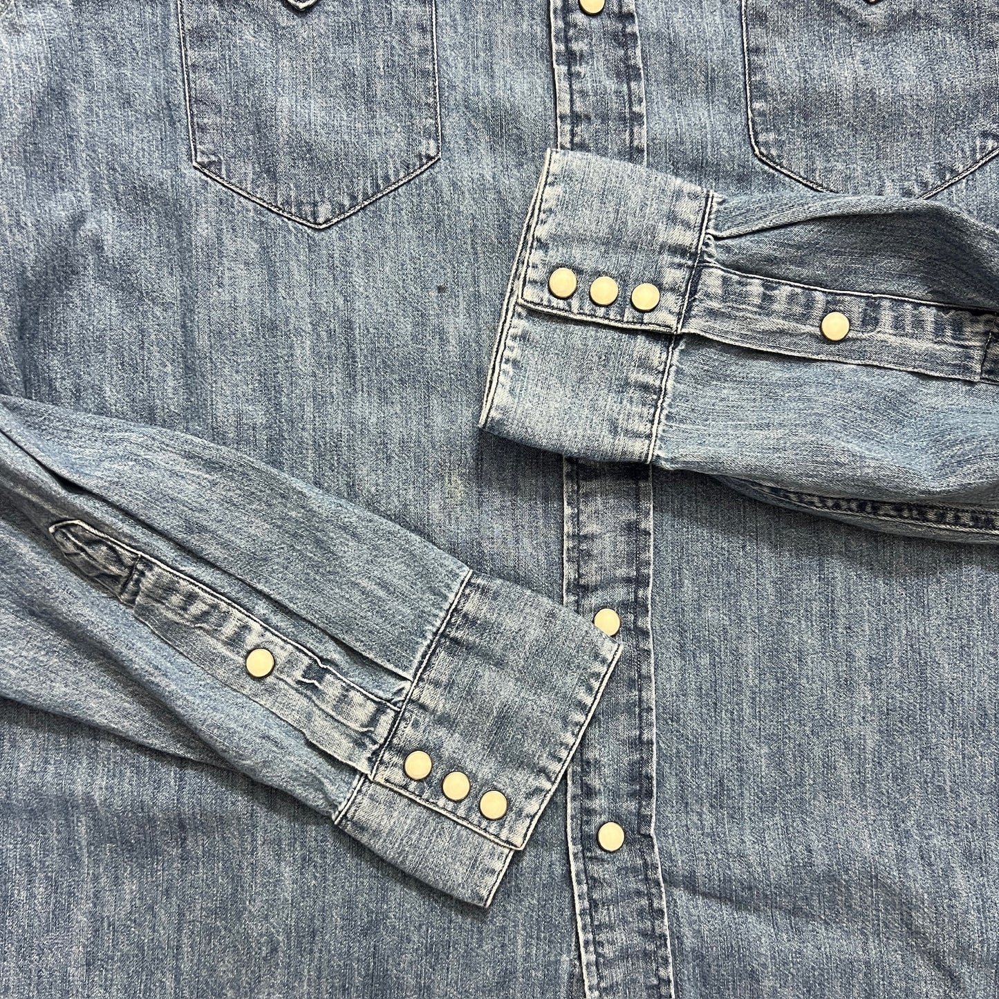 XL 1990s Denim Polo Ralph Lauren Hunters Button Shirt