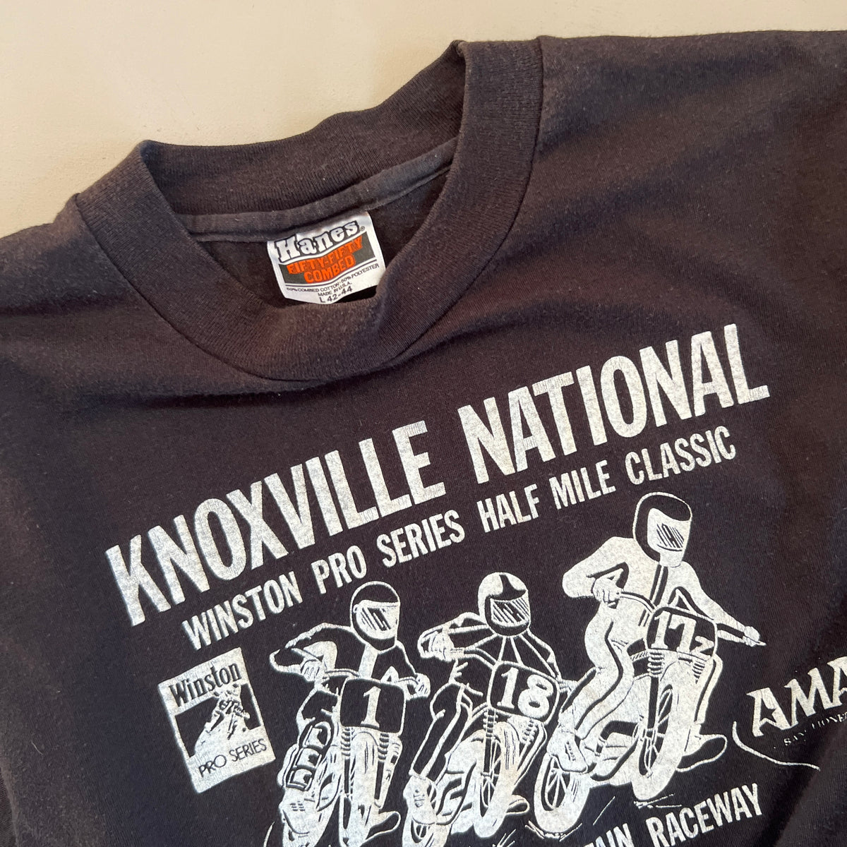 Large 1981 AMA Knoxville National Winston Pro Series T-shirt