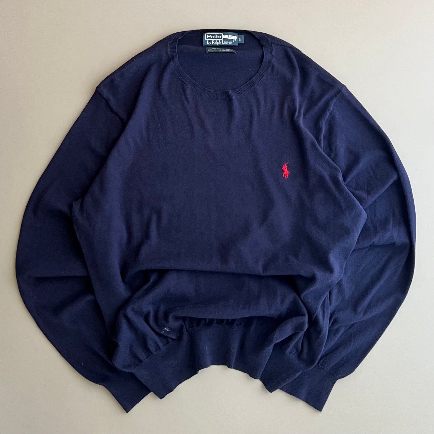 Large 2000s Polo Ralph Lauren Pima Cotton Sweater