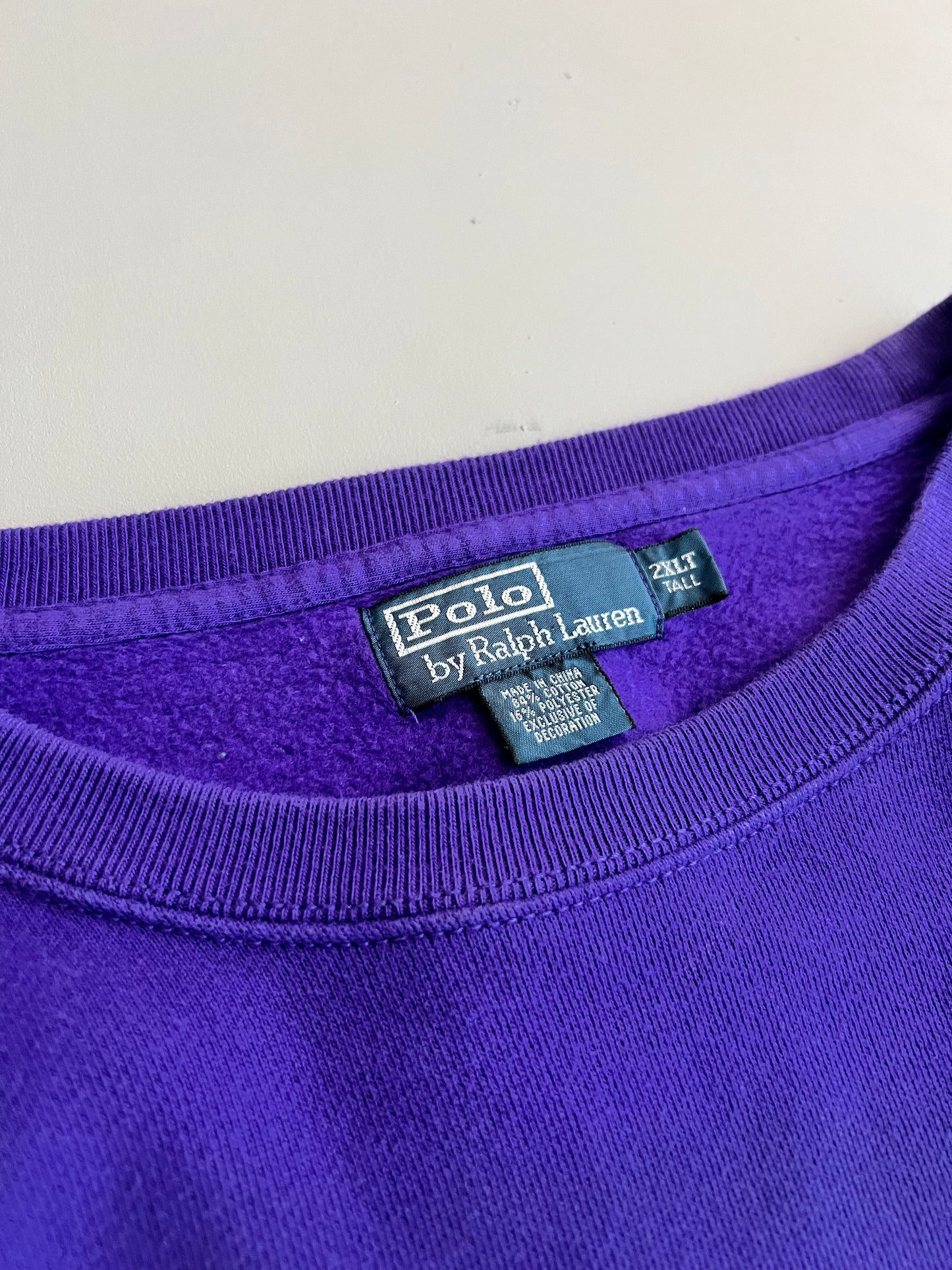 XXL 2000s Purple Polo Ralph Lauren Sweater