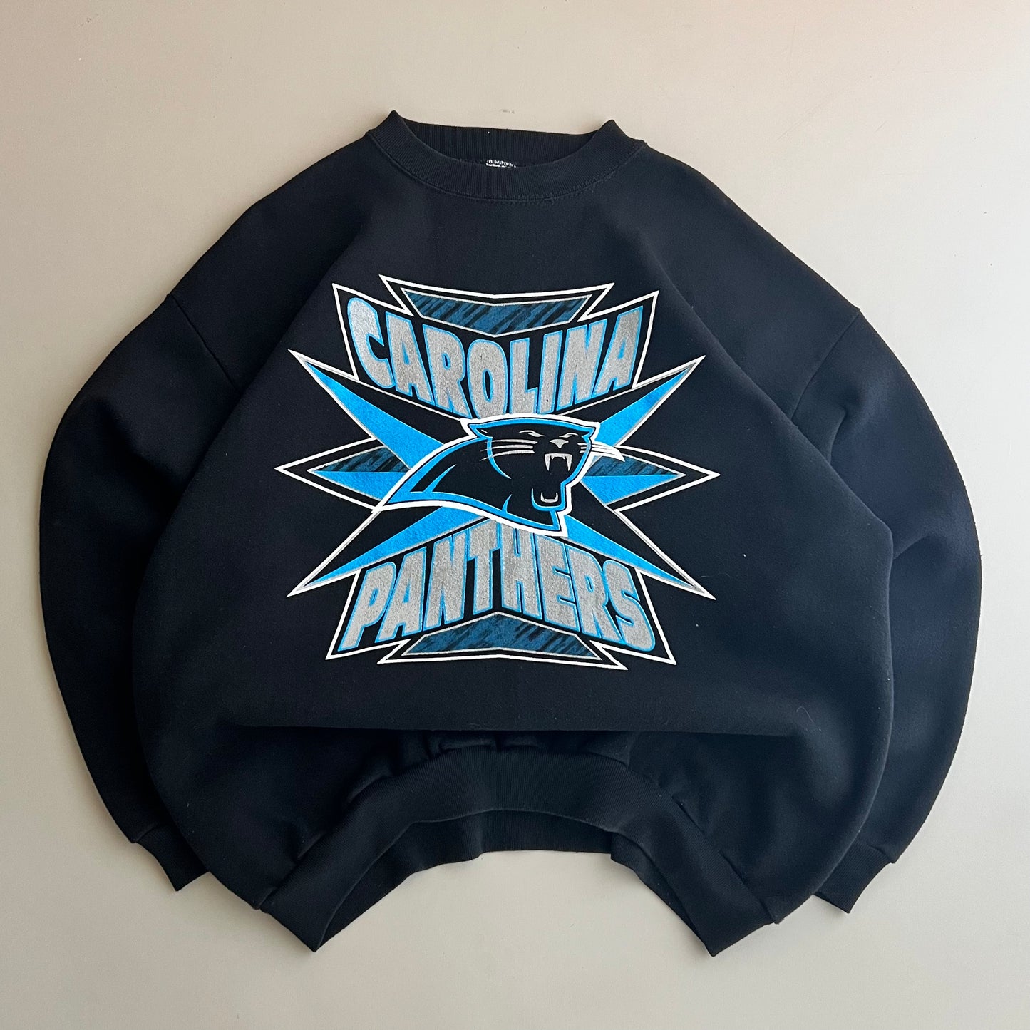 XL 90s Carolina Panthers Logo 7 Sweatshirt