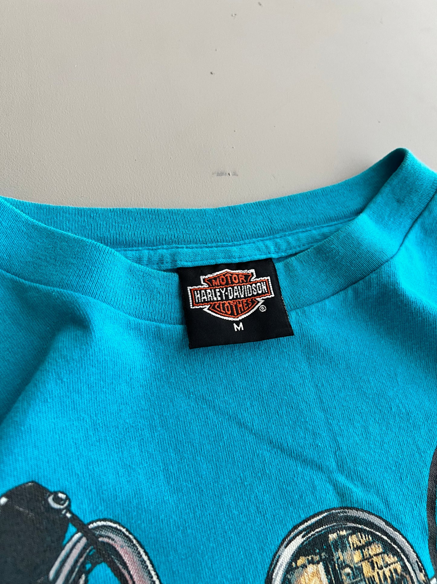 Medium 1992 Harley Davidson Second to None 3D Emblem T-shirt