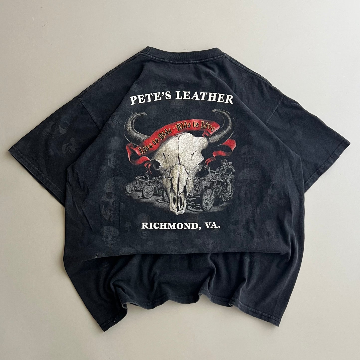XL 2000s Bikers in the Wind Motorcycle T-shirt