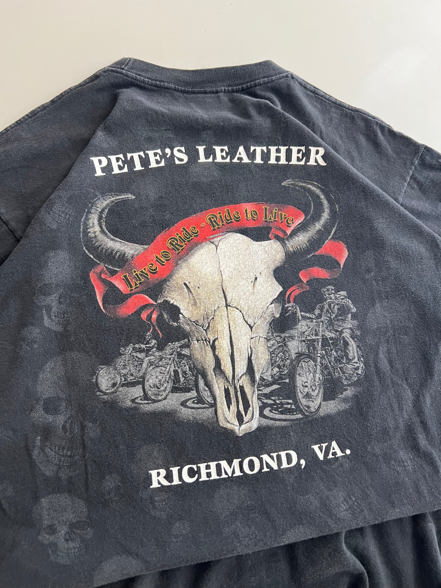XL 2000s Bikers in the Wind Motorcycle T-shirt