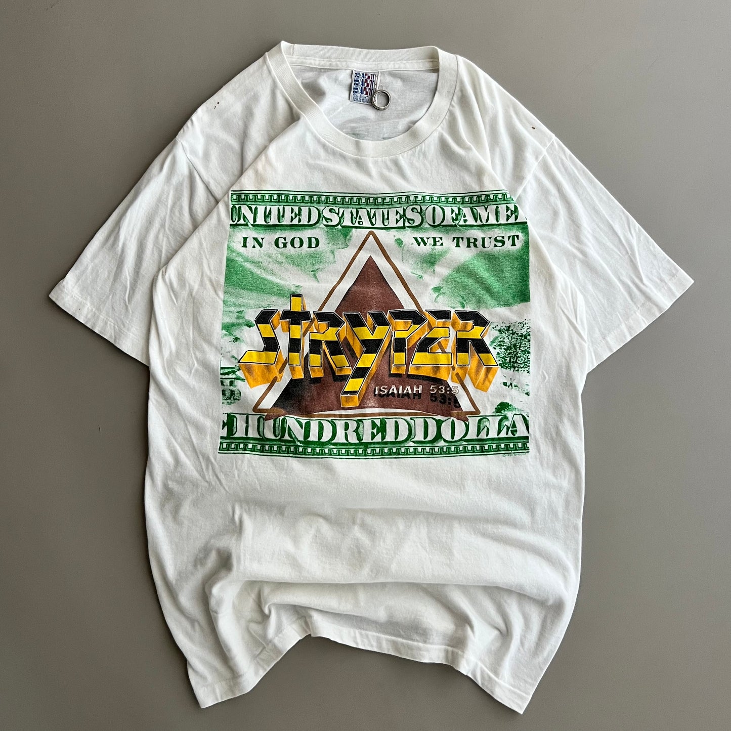 XL 1989 Stryper Tour T-shirt