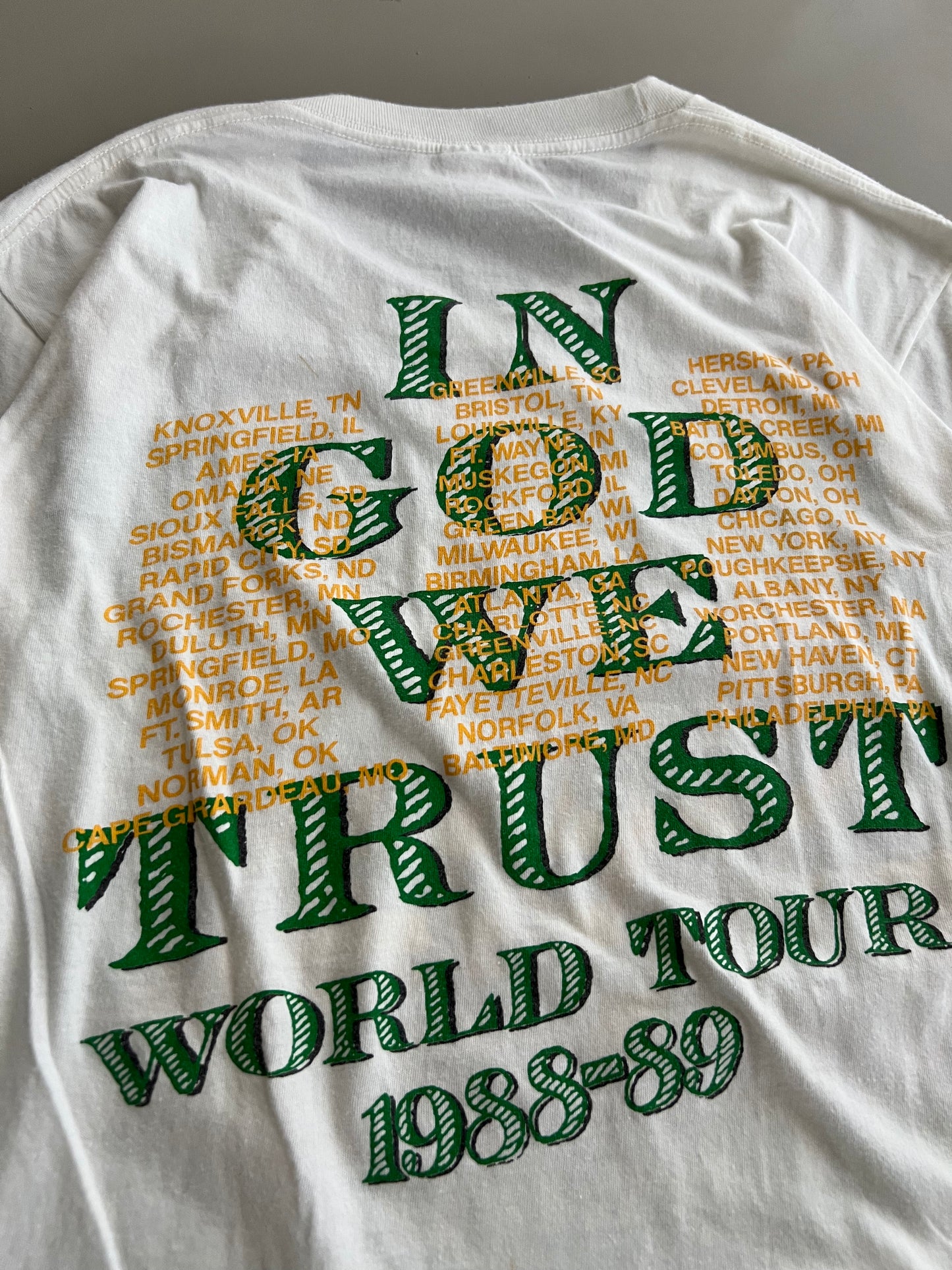 XL 1989 Stryper Tour T-shirt