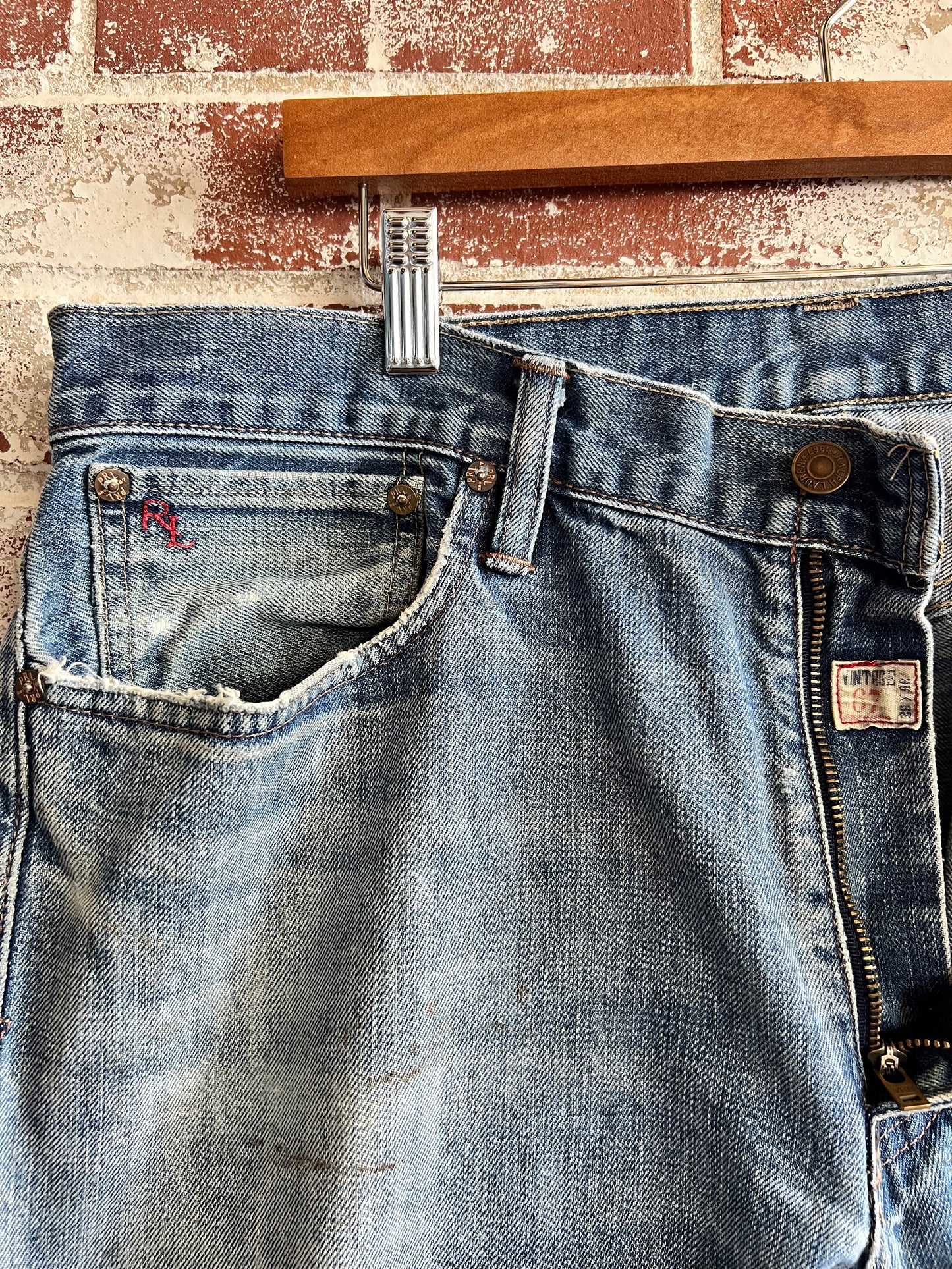 36x31 Distressed Polo Ralph Lauren Jeans