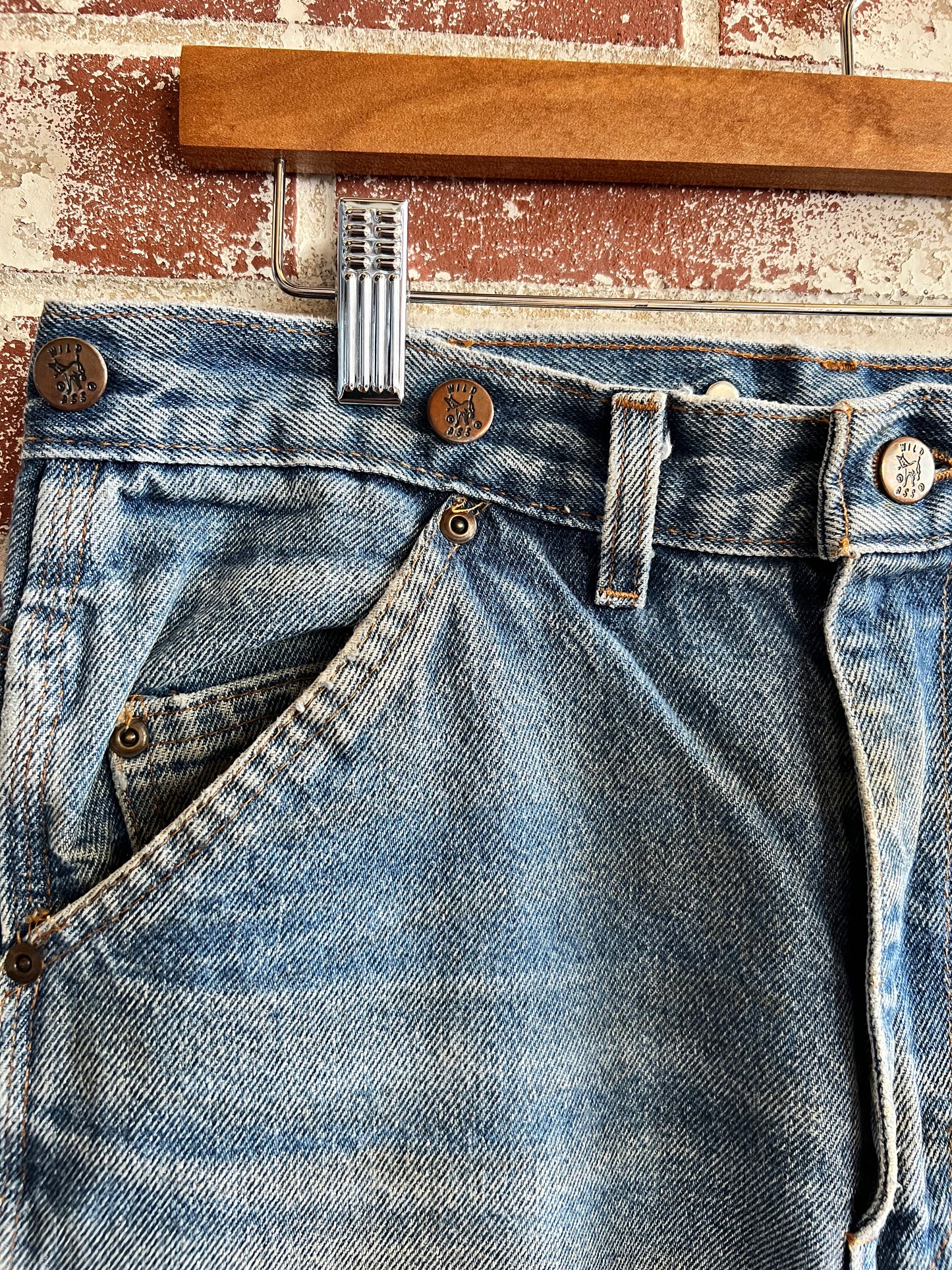 32x32 Distressed Wild Ass Jeans