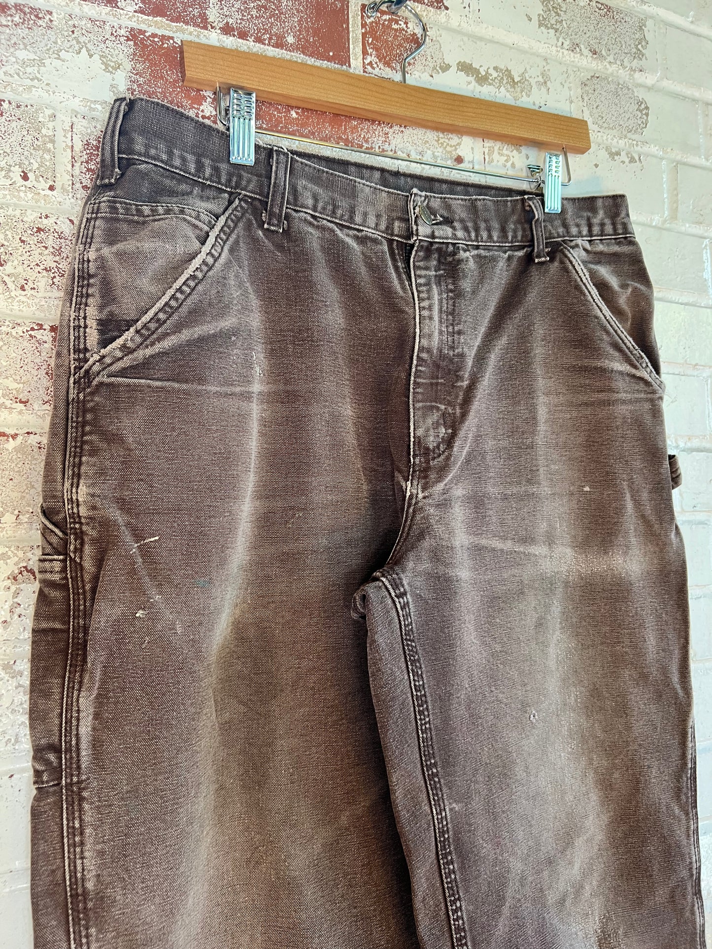 35x31 Mocha Carhartt Carpenter Pants