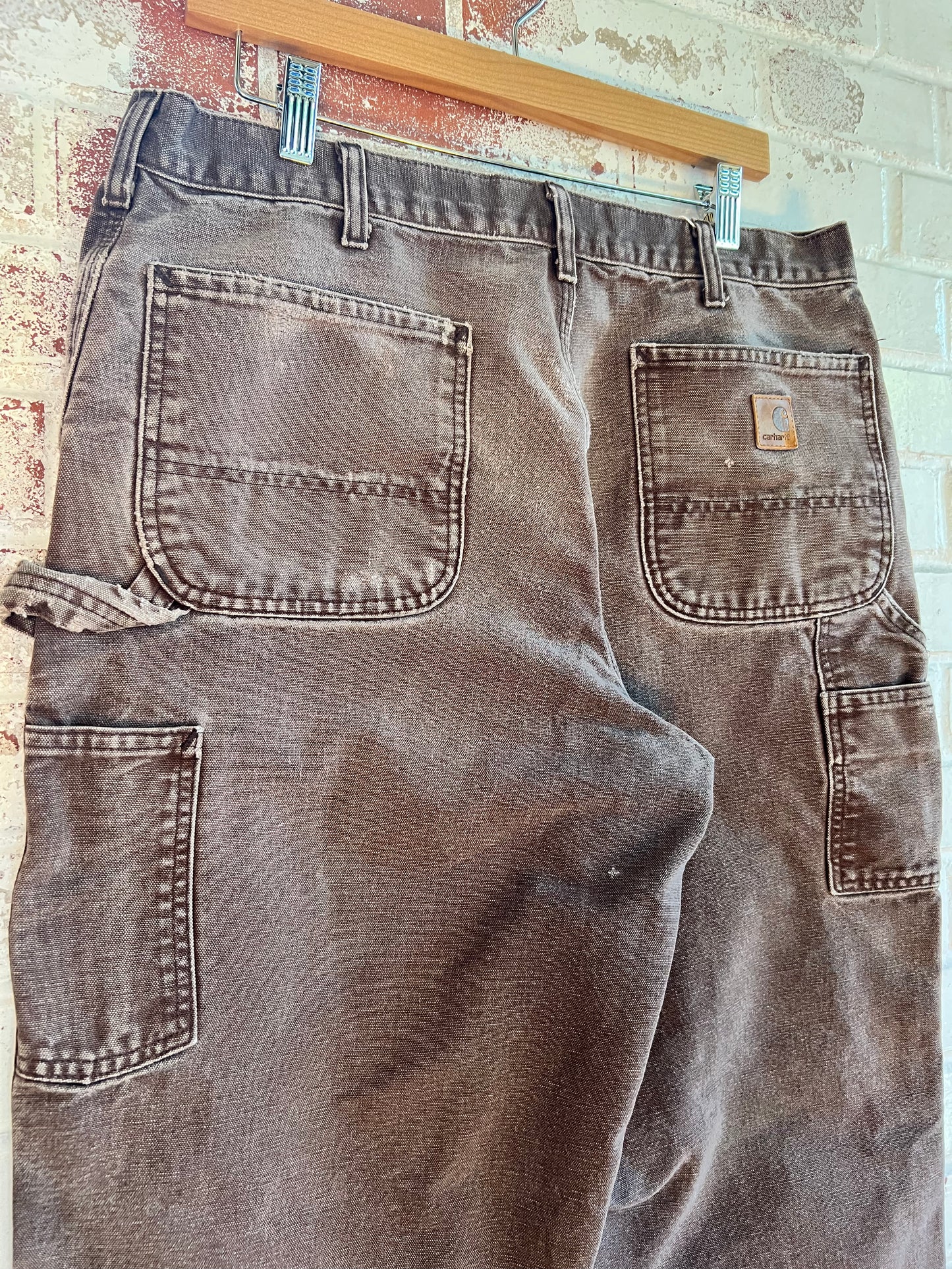 35x31 Mocha Carhartt Carpenter Pants