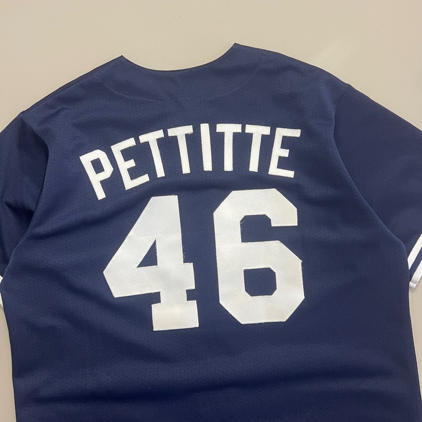 XL 1990s New York Yankees Andy Pettitte Majestic Jersey