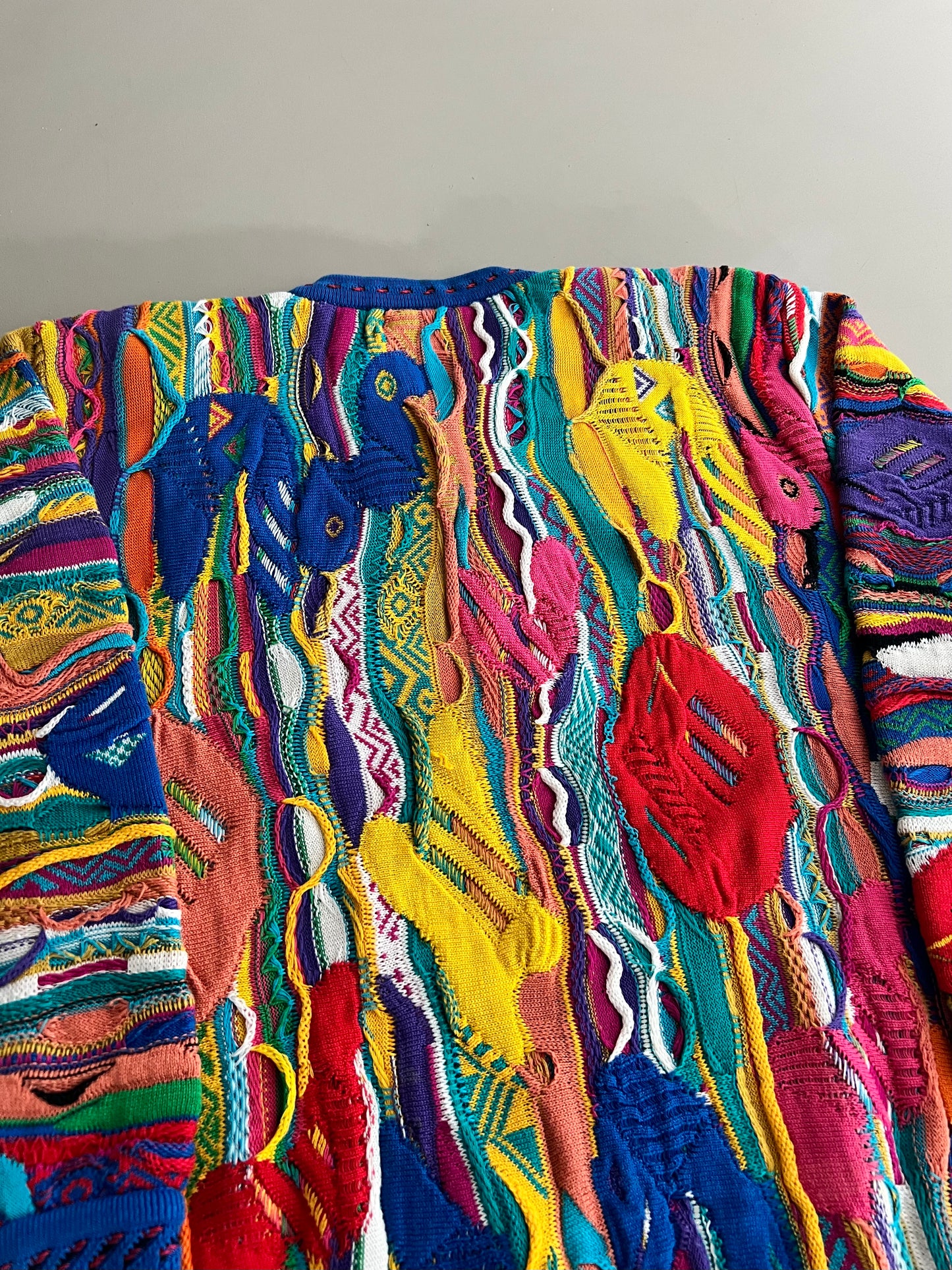 Medium Coogi Textured Knit Sweater