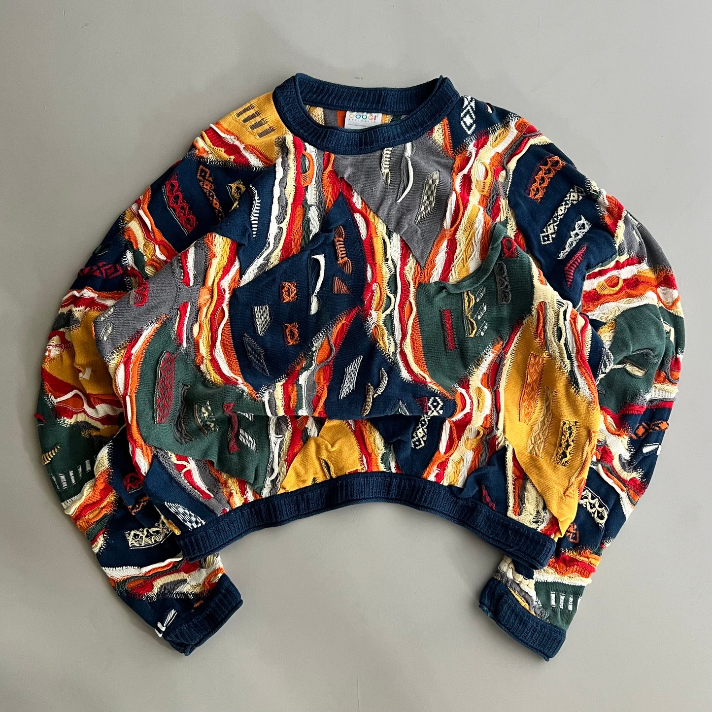 XL Coogi Textured Knit Sweater