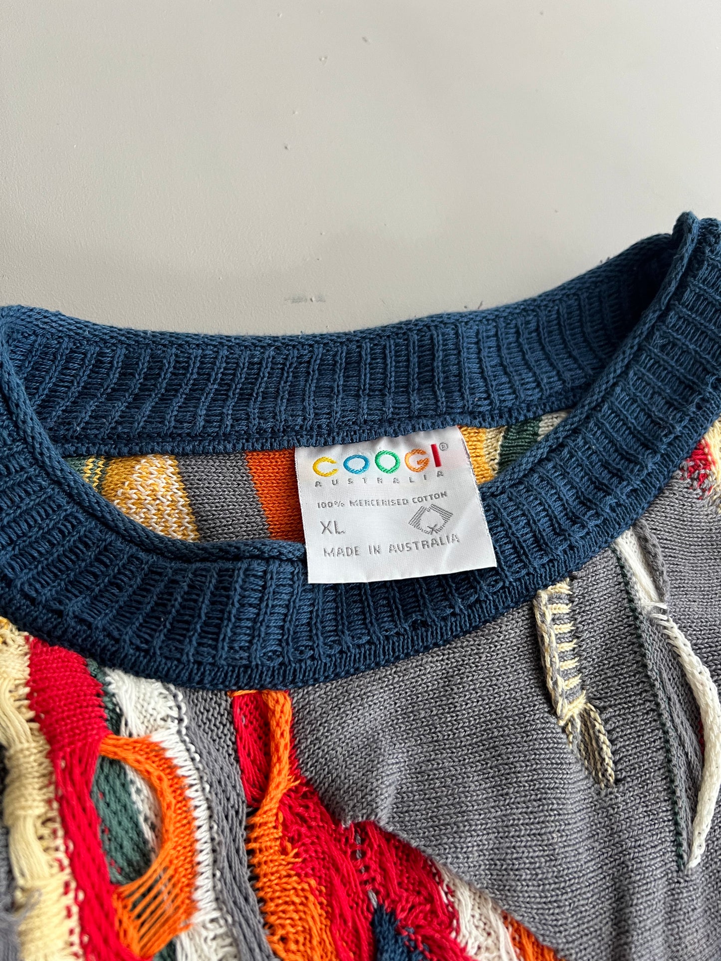 XL Coogi Textured Knit Sweater