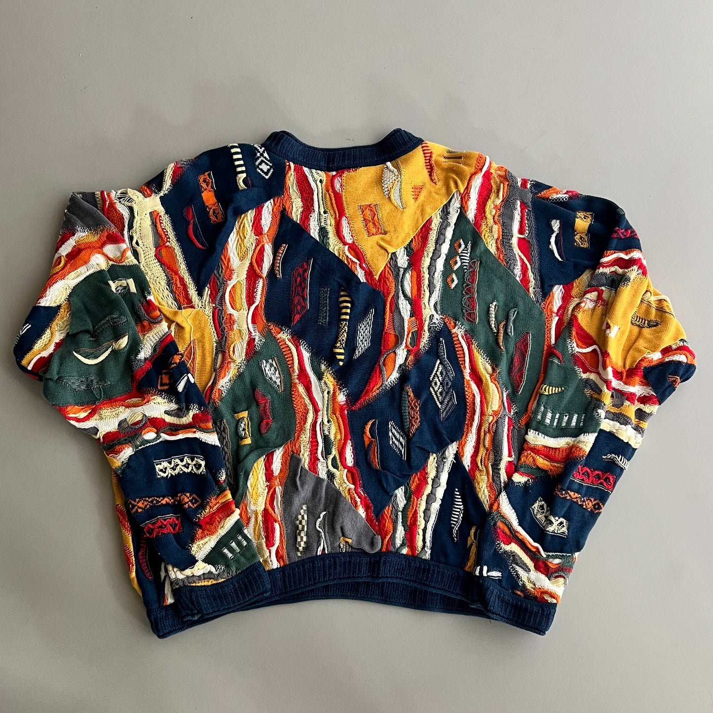 XL Coogi Textured Knit Sweater