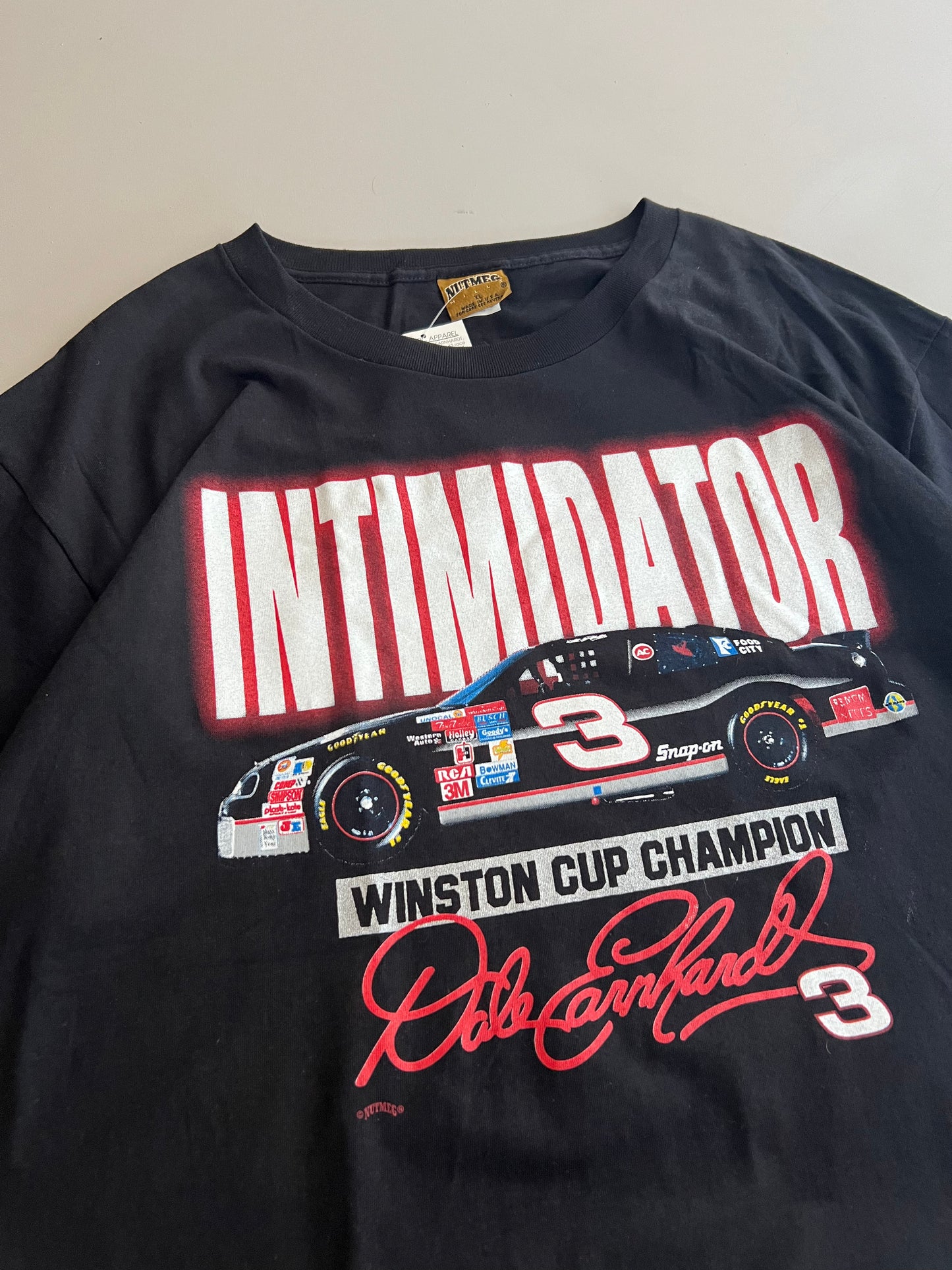 XL 90s Dale Earnhardt Winston Cup Champ Nutmeg T-shirt