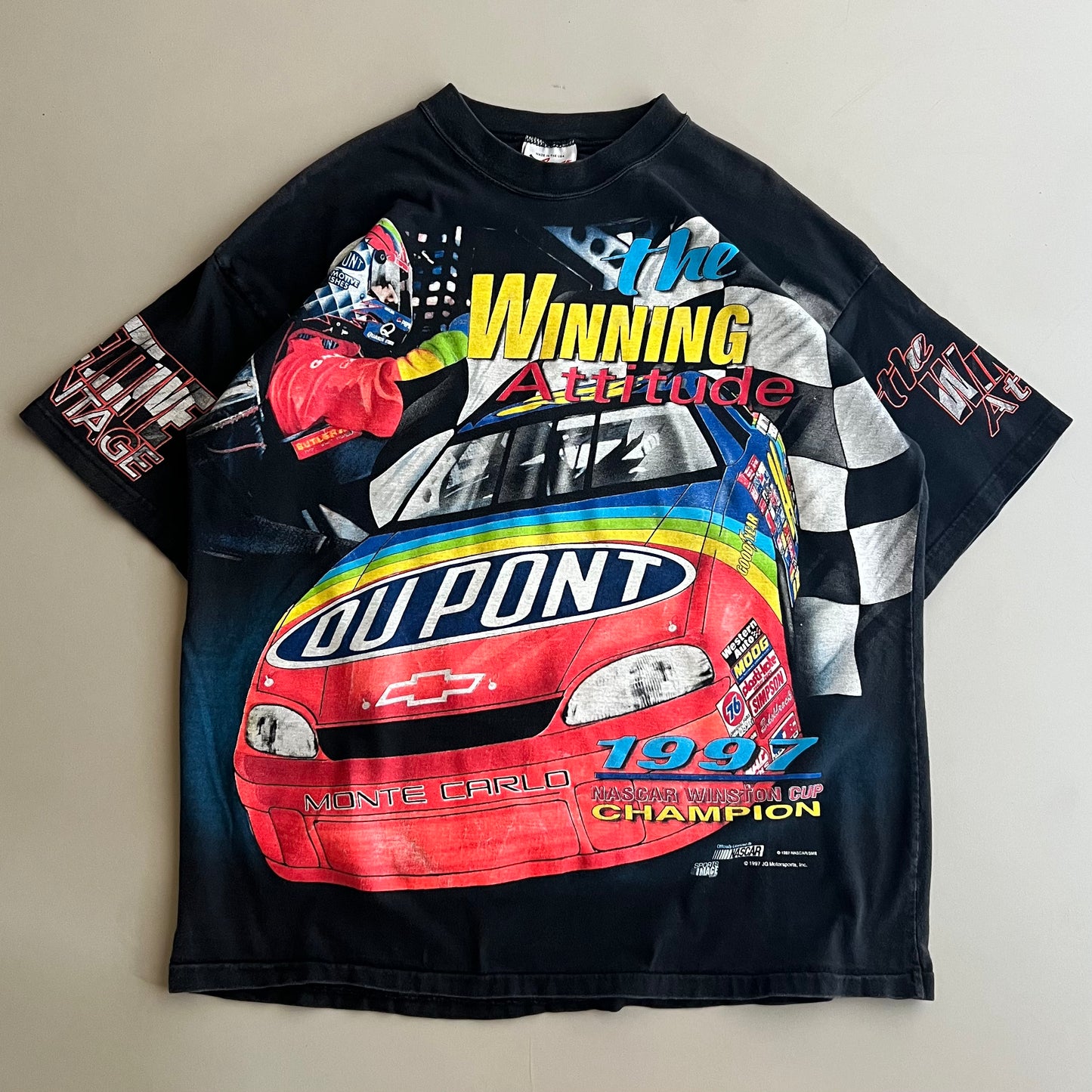 XL 1997 Jeff Gordon Winston Champion AOP T-shirt