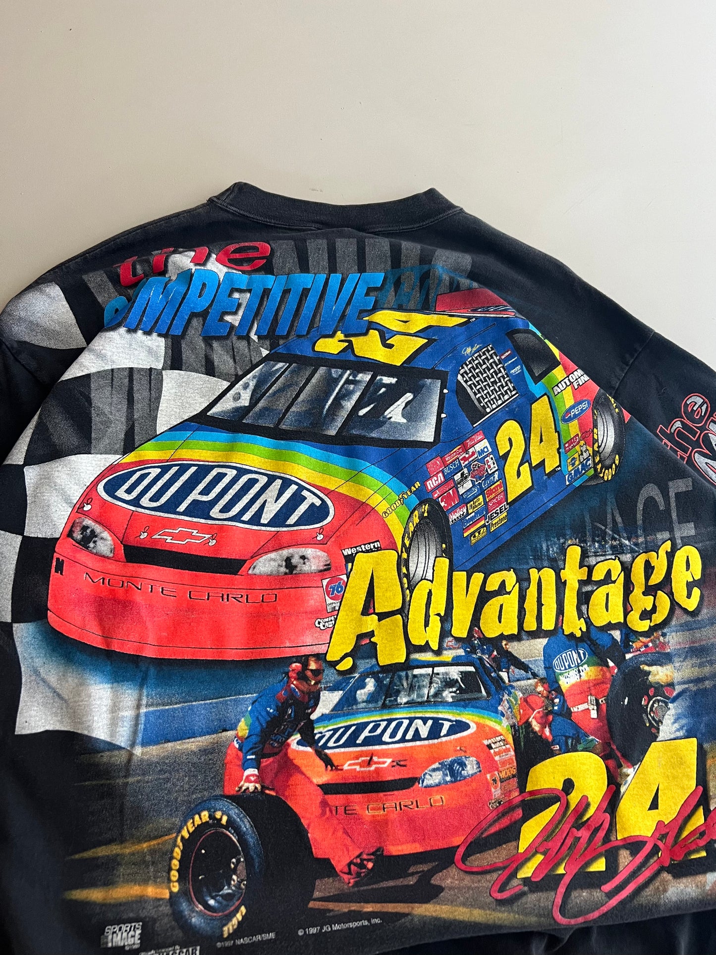 XL 1997 Jeff Gordon Winston Champion AOP T-shirt