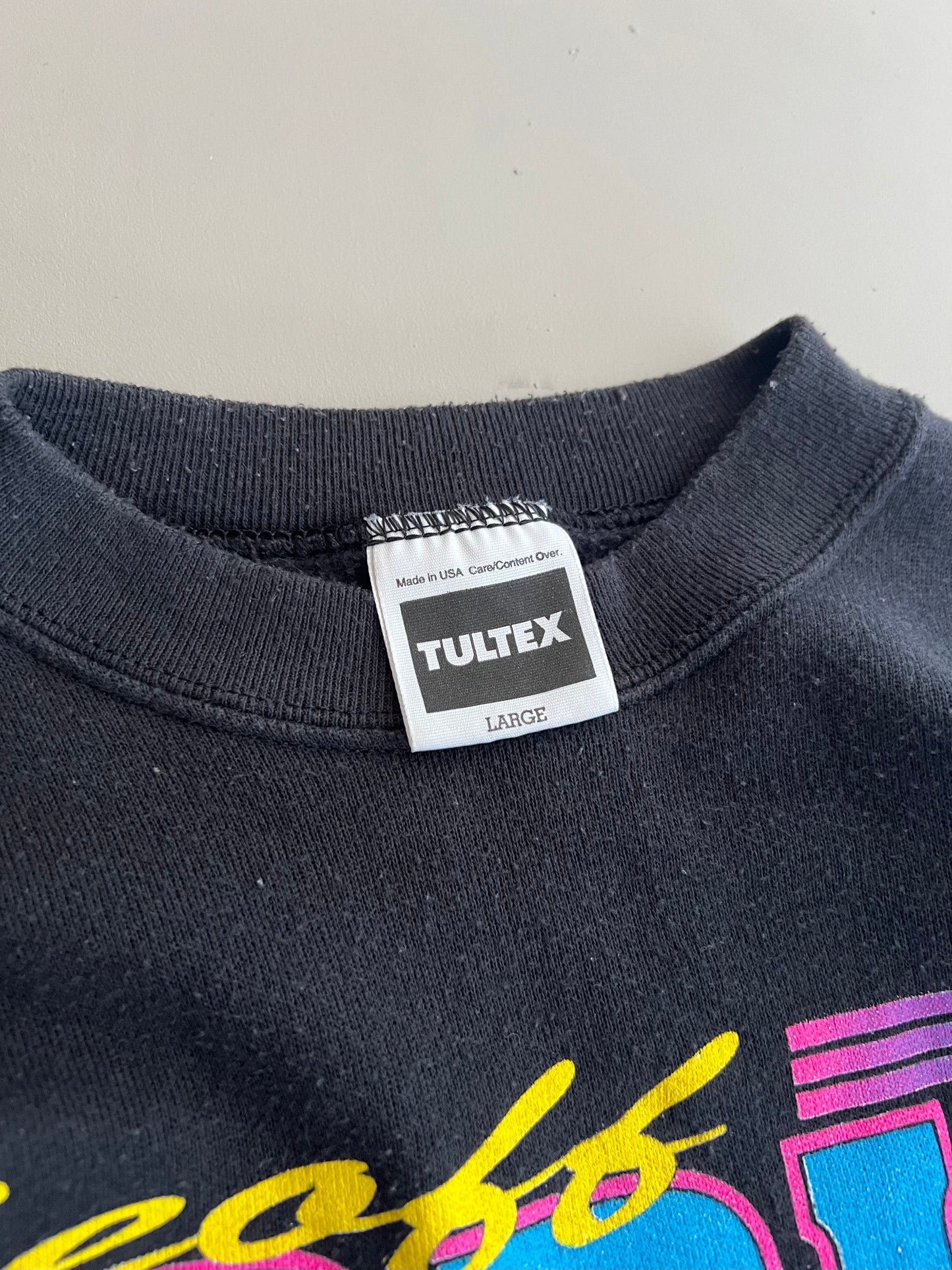 Large 1994 Geoff Bodine Exide Batteries Sweatshirt