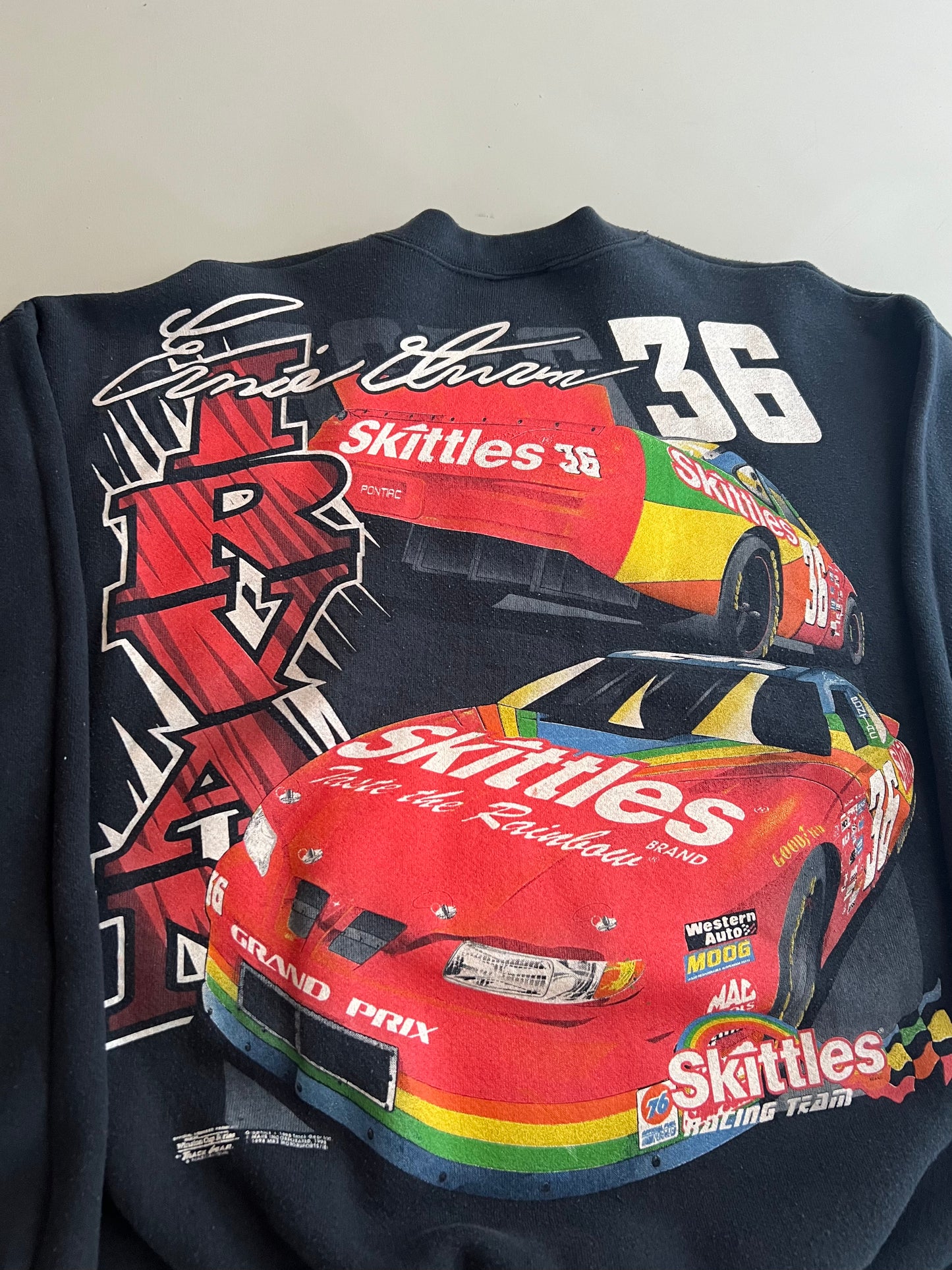Large 1998 Ernie Irvan Skittles AOP Sweatshirt