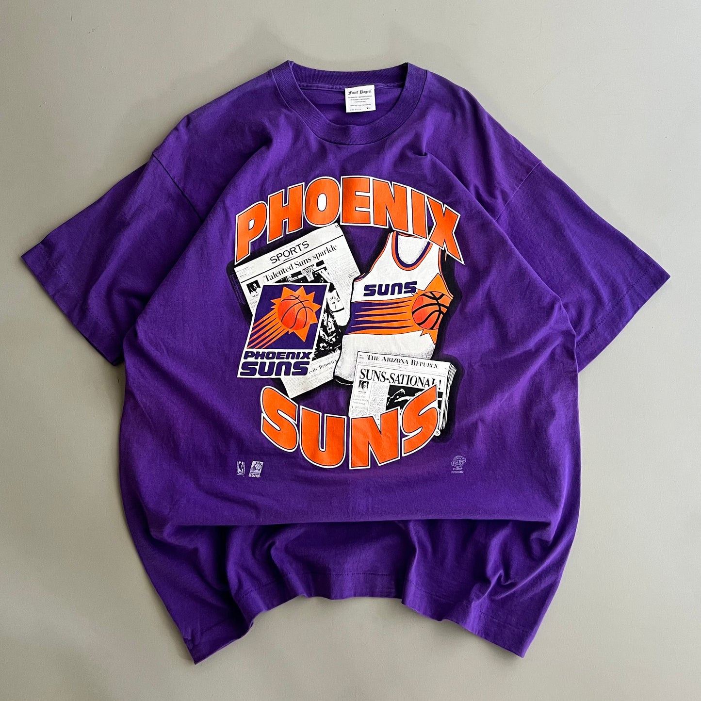XL 90s Phoenix Suns Front Page T-shirt