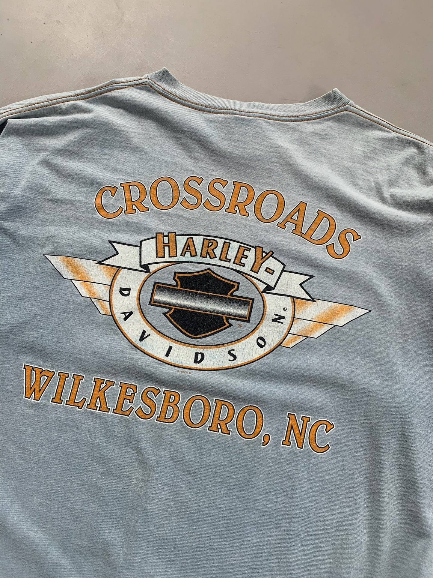 XL 1999 Harley Davidson Wilkesboro NC T-shirt