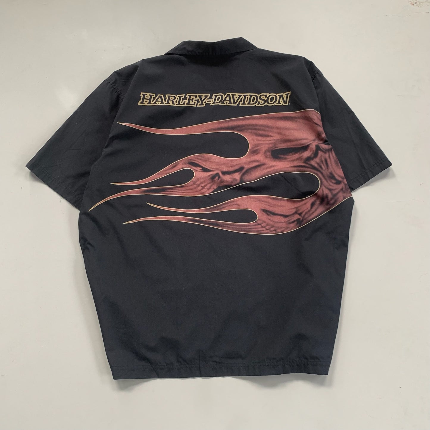 XXL Harley Davidson Button Shirt