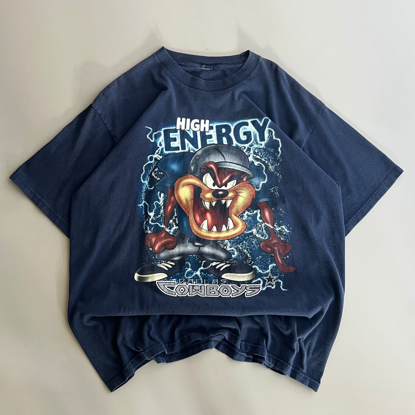 Large 2000 Dallas Cowboys Taz T-shirt
