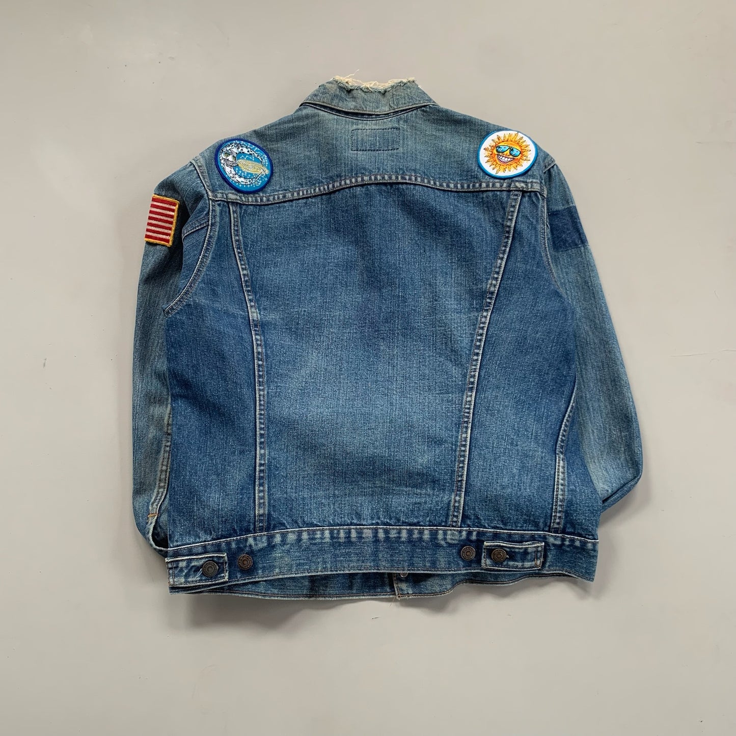 Large 1970s Levi's Patch Denim Jacket