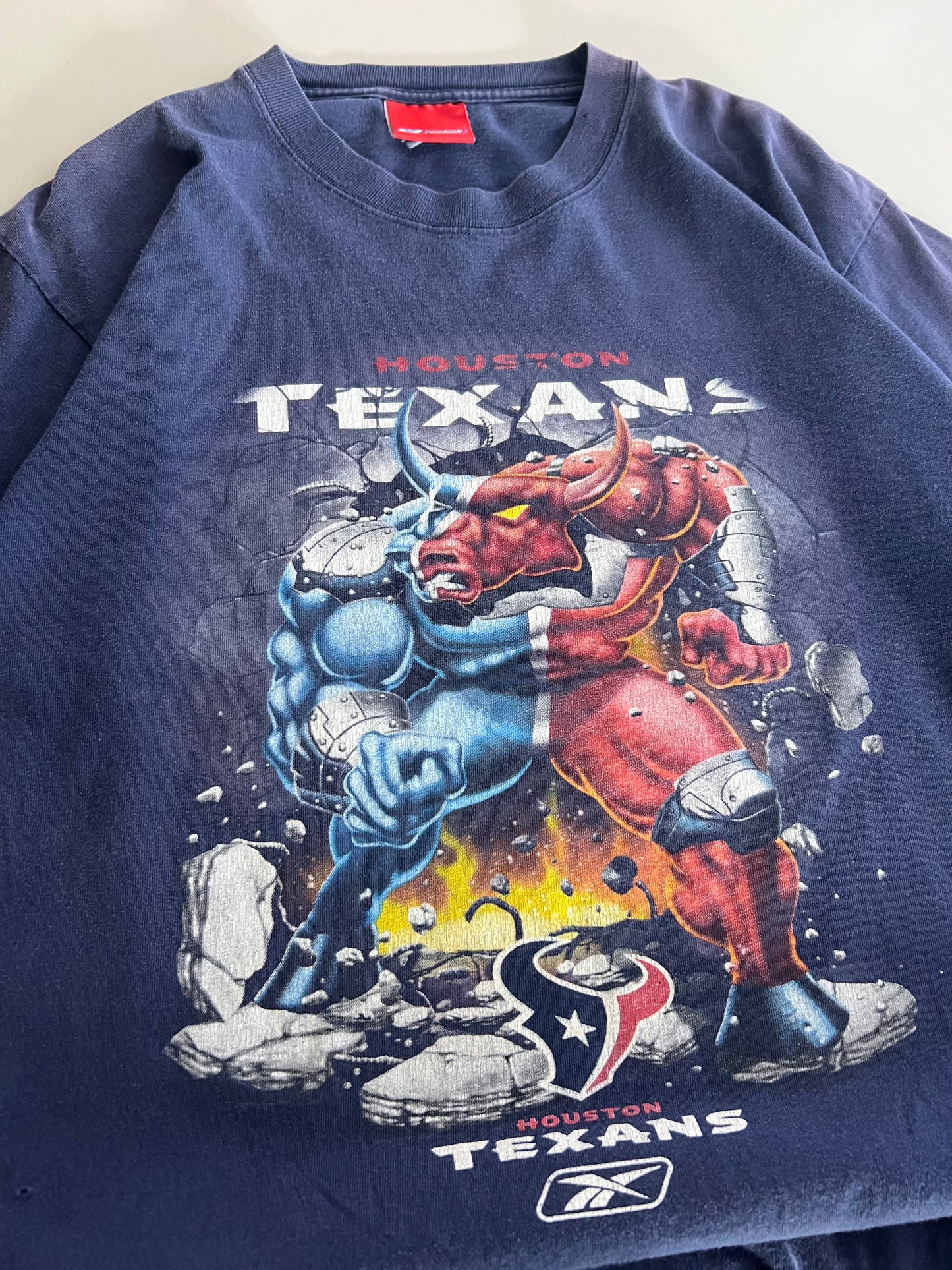 Large 2000s Houston Texans Reebok T-shirt