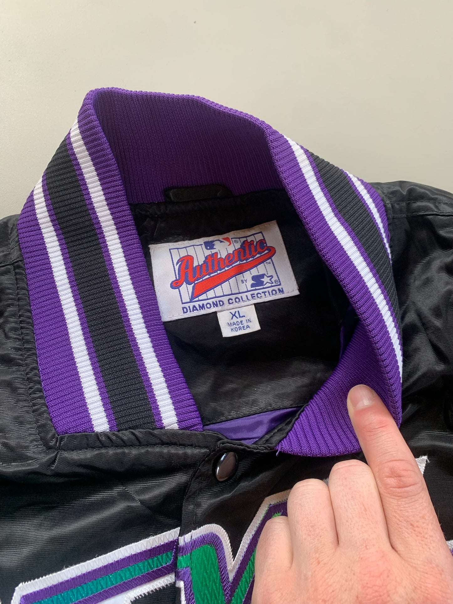 XL 1990s Tampa Bay Devil Rays Starter Jacket