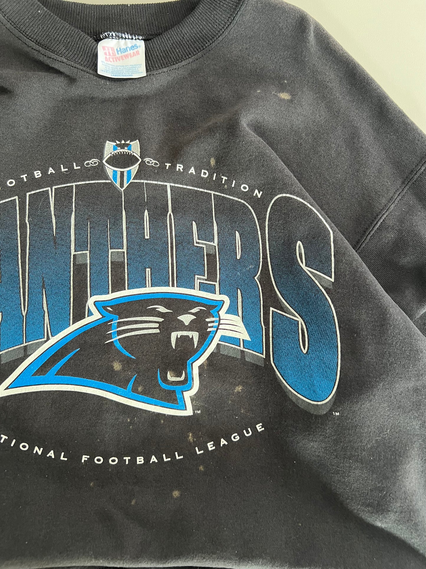 Large 90s Carolina Panthers Sweatshirt