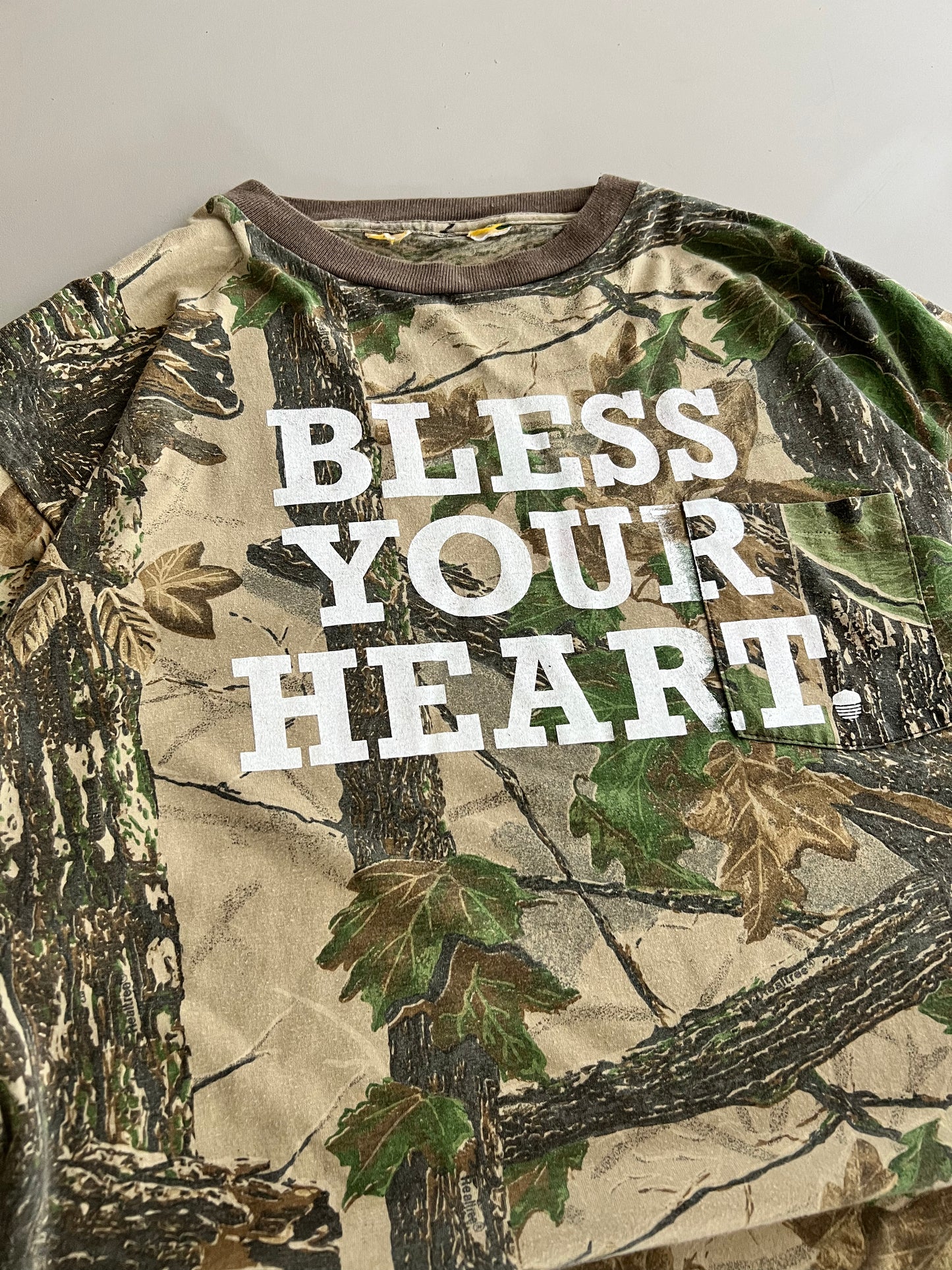 XL 90s Camo Shop Merch Long Sleeve Shirt