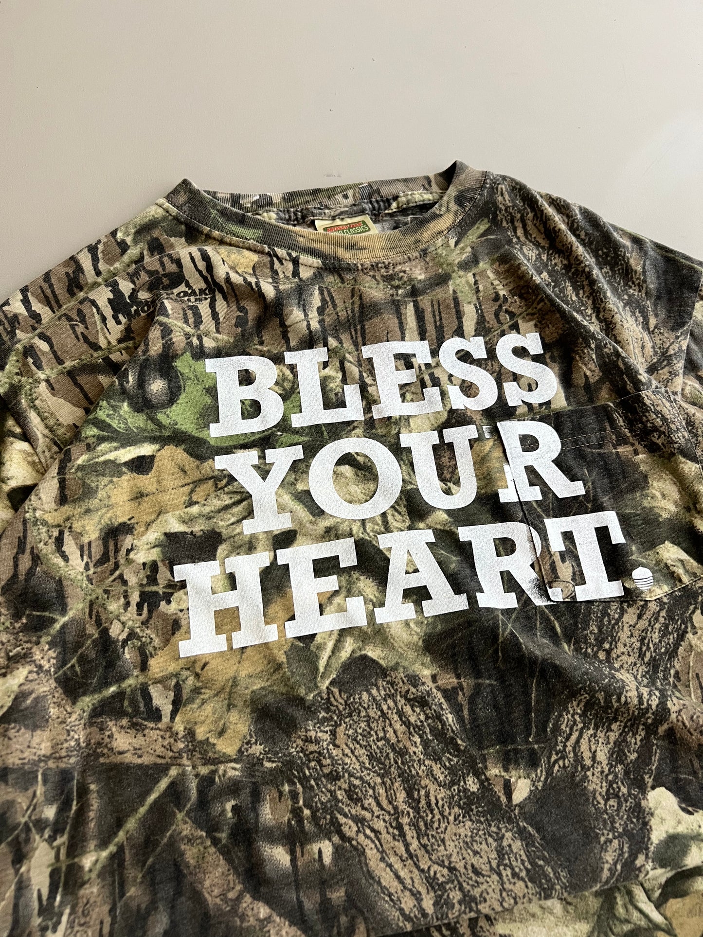 Large 2000s Camo Shop Merch