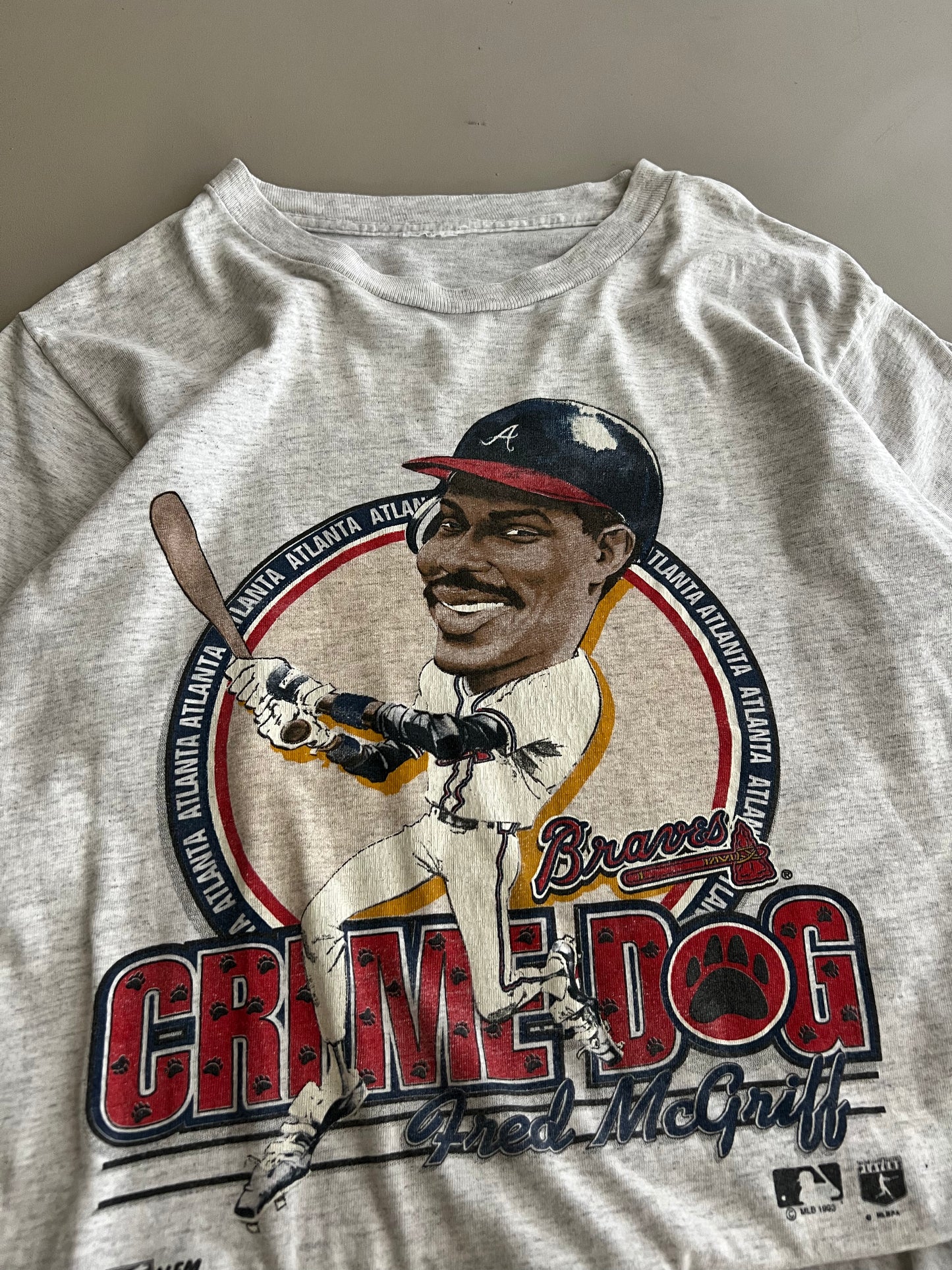 Medium 1993 Atlanta Braves Fred McGrill T-shirt