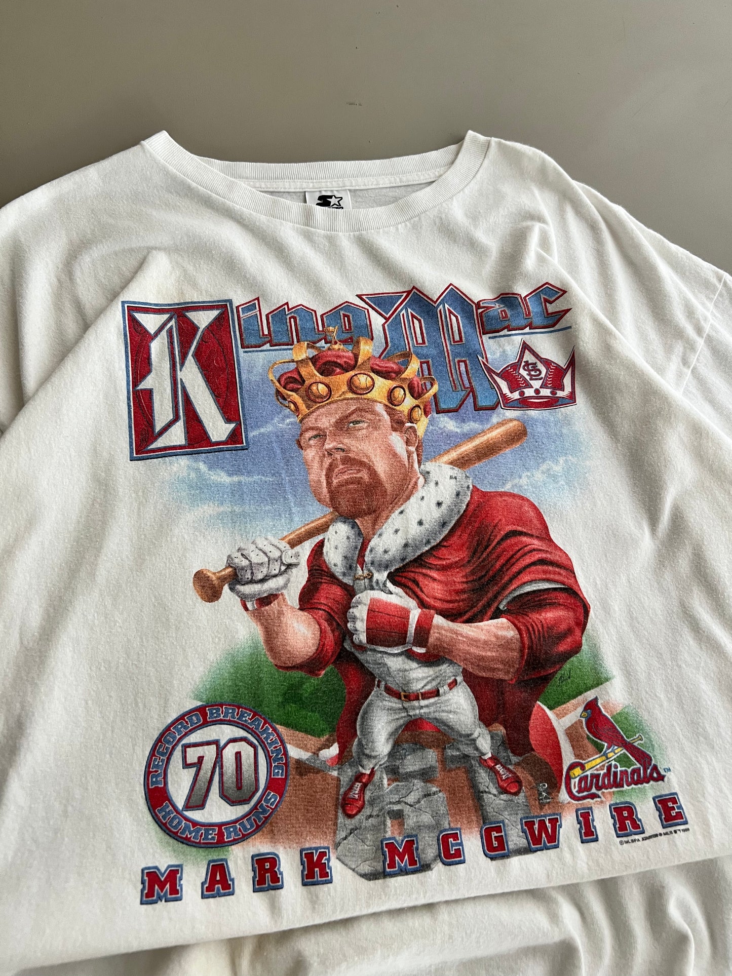 XL 1998 Saint Louis Cardinals King Mac T-shirt