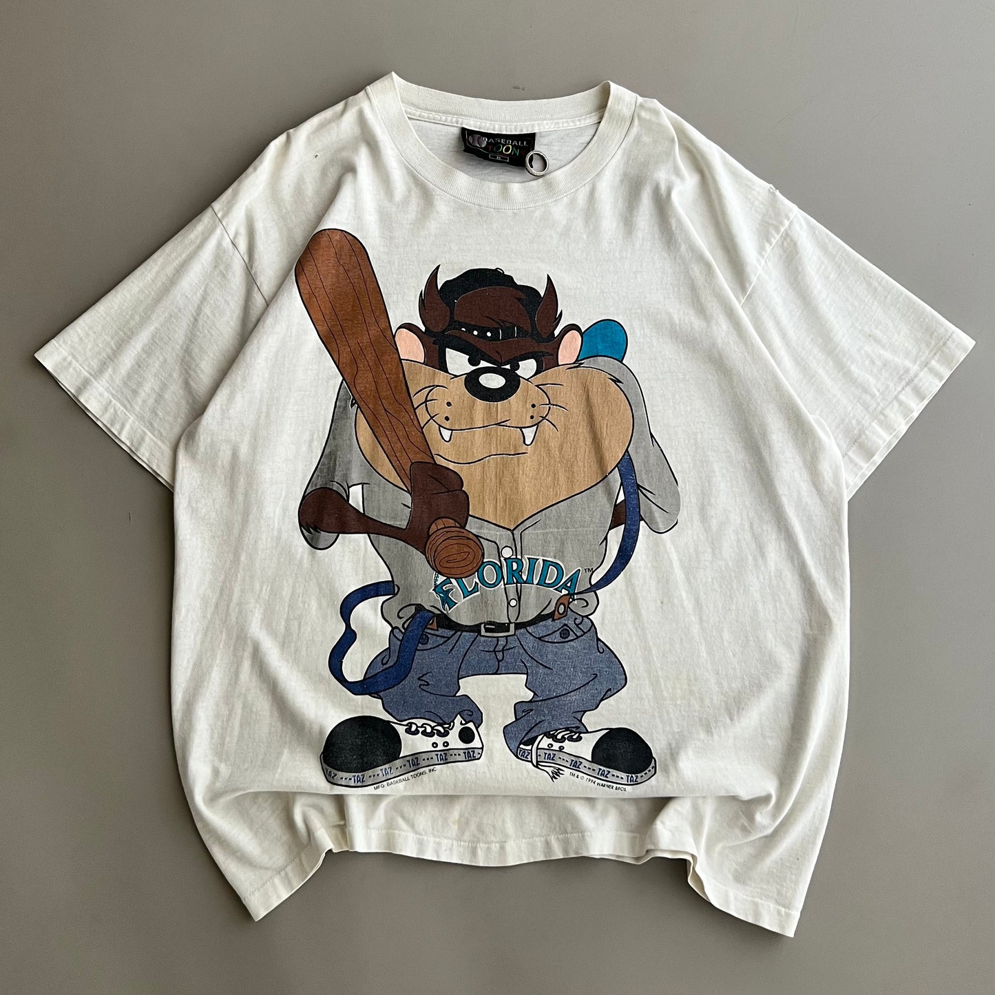 XL 1994 Florida Marlins Taz T-shirt