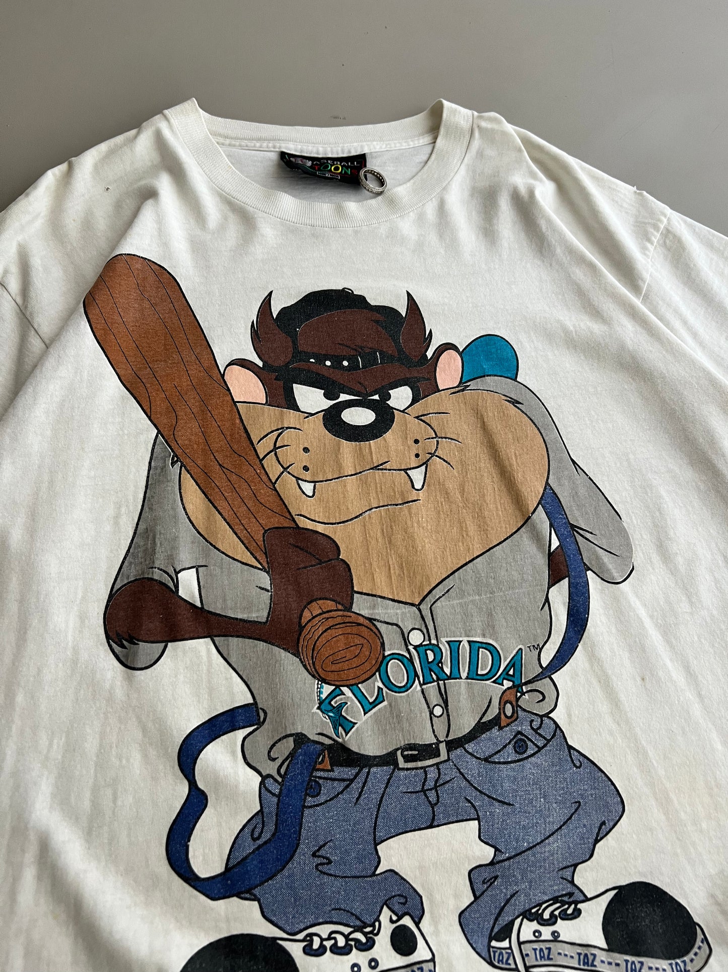 XL 1994 Florida Marlins Taz T-shirt
