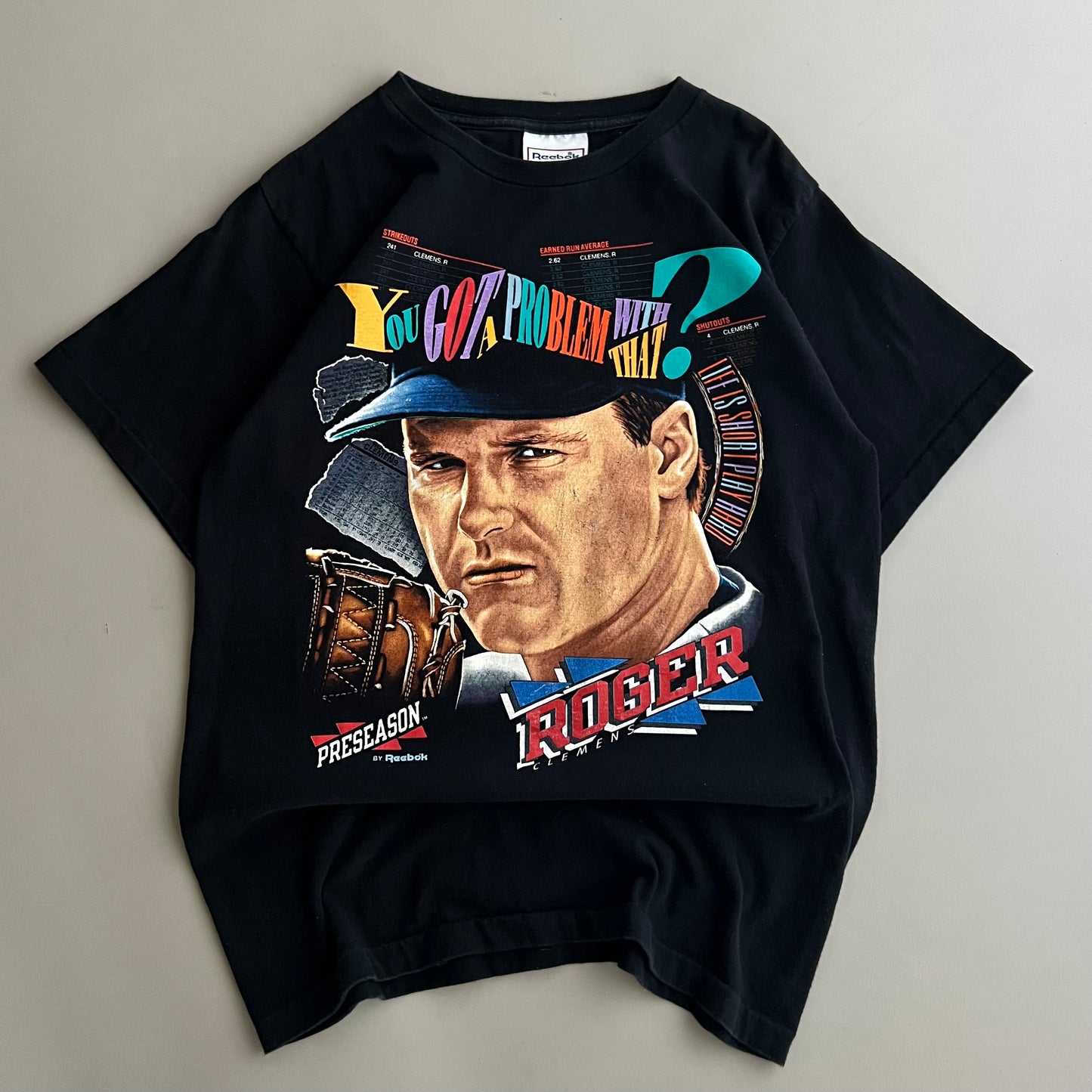 Medium 90s Roger Clemens Reebok T-shirt