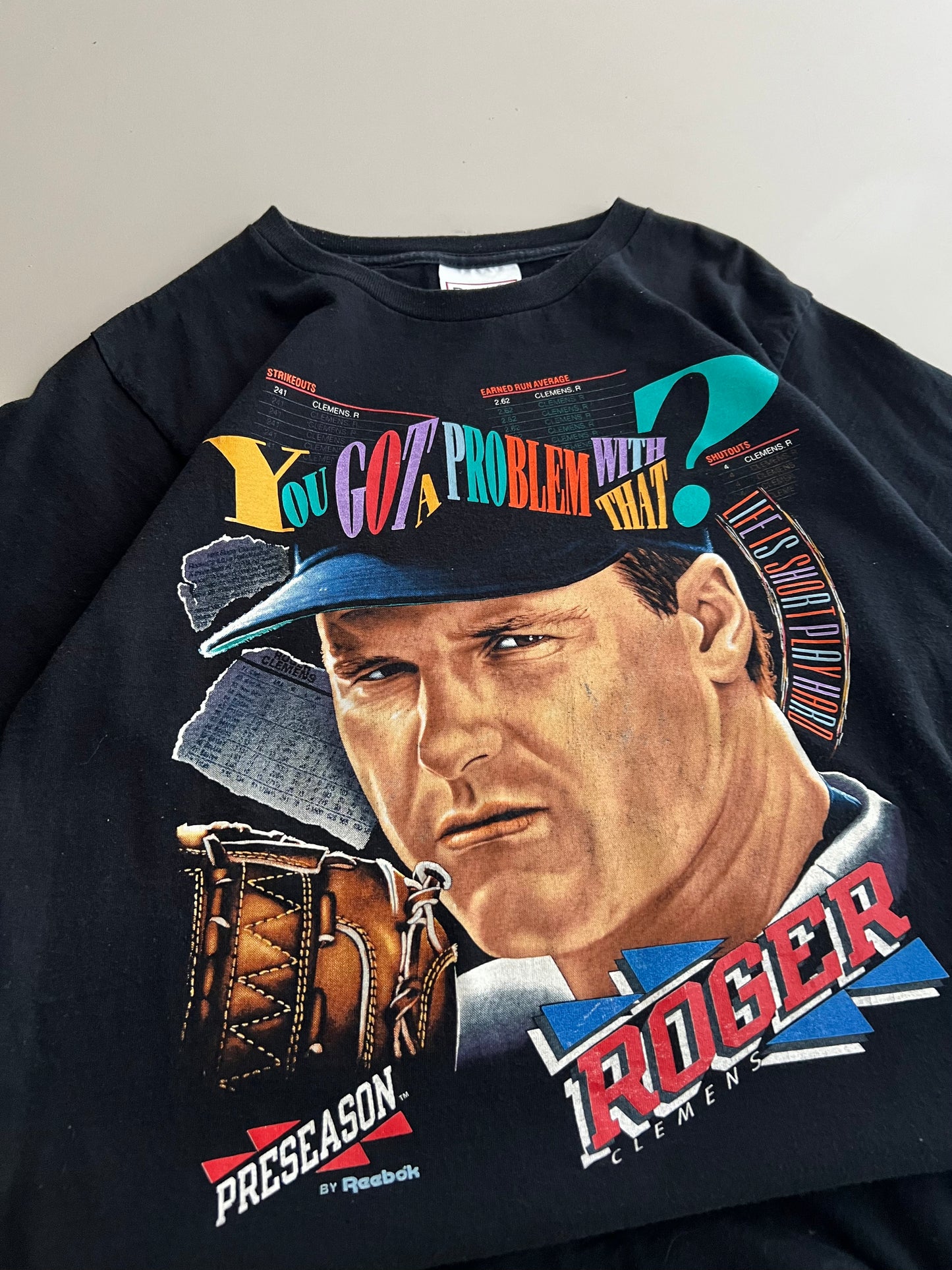 Medium 90s Roger Clemens Reebok T-shirt