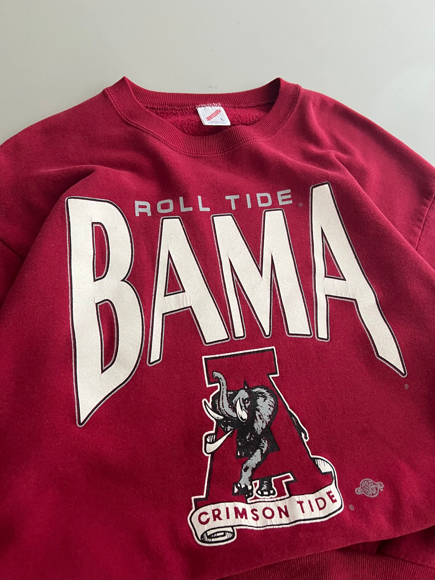 Large 90s Alabama Crimson Tide Sweatshirt