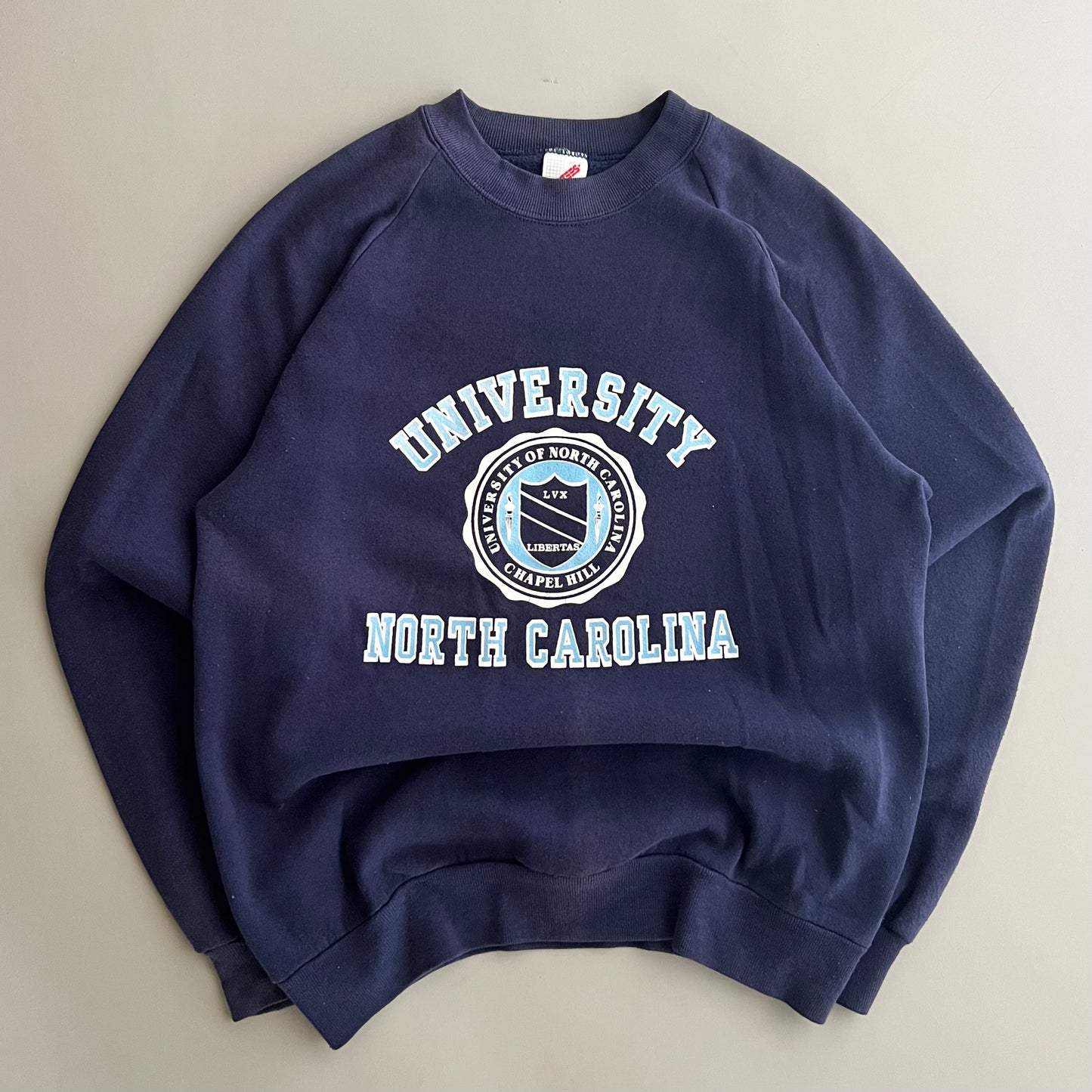 Large 80s University Of North Carolina Chapel Hill Sweatshirt