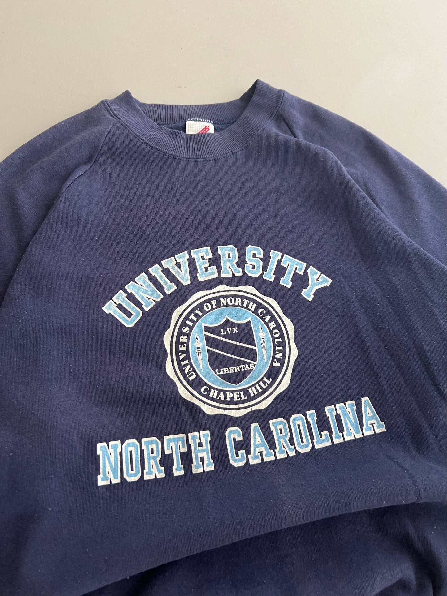 Large 80s University Of North Carolina Chapel Hill Sweatshirt