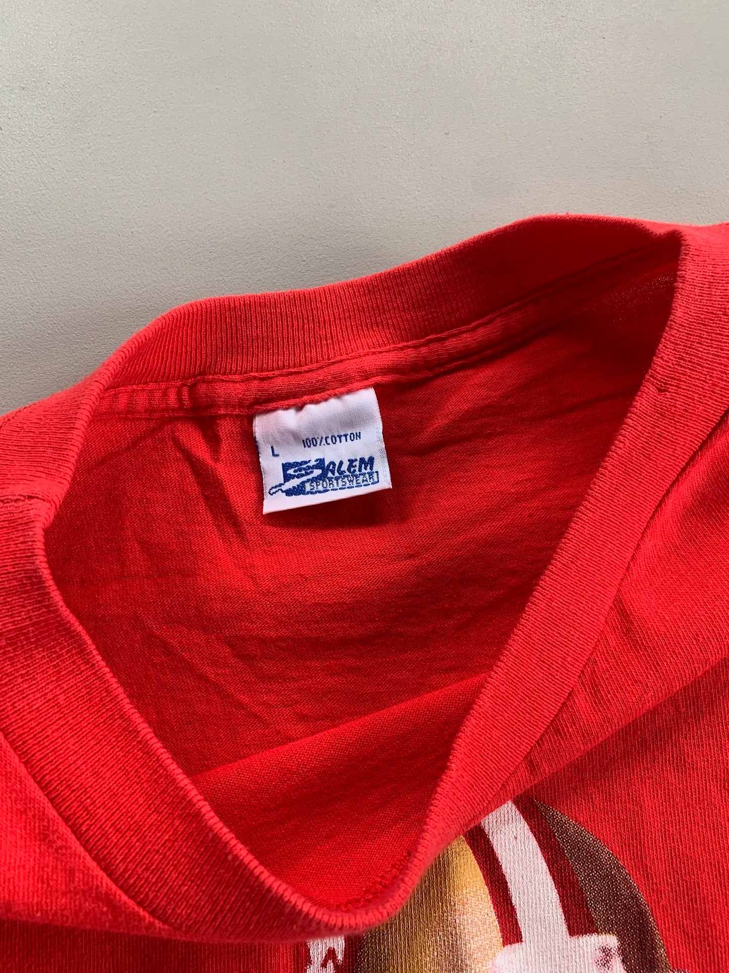 Large 1990 San Francisco Joe Montana T-shirt