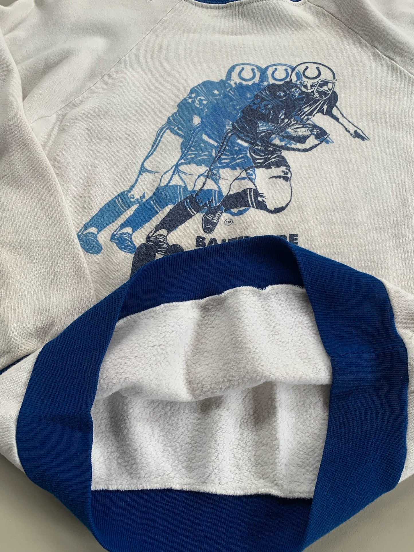 Large 1970s Baltimore Colts Sweatshirt