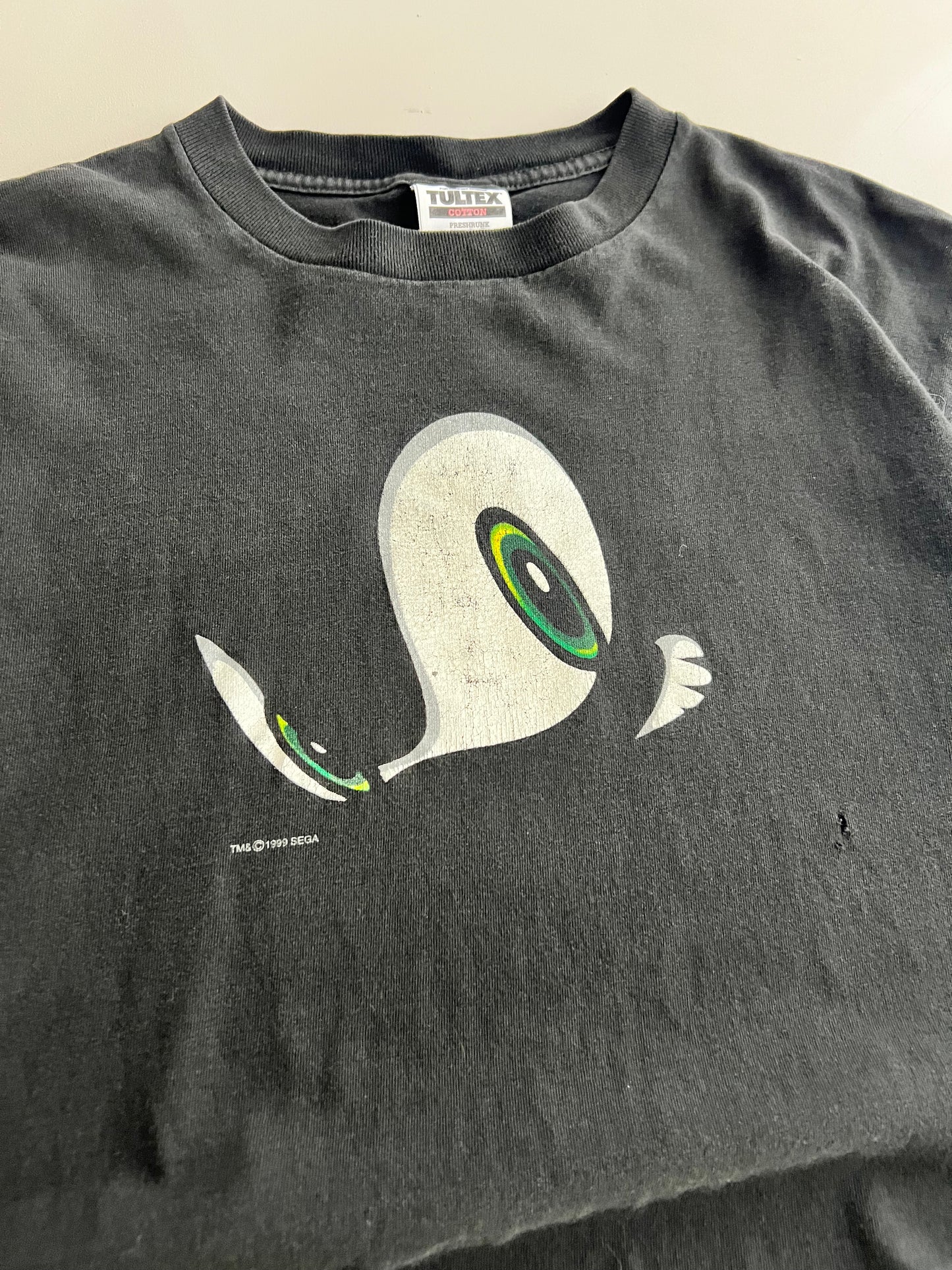 Large 1999 Sonic The Hedgehog Sega T-shirt
