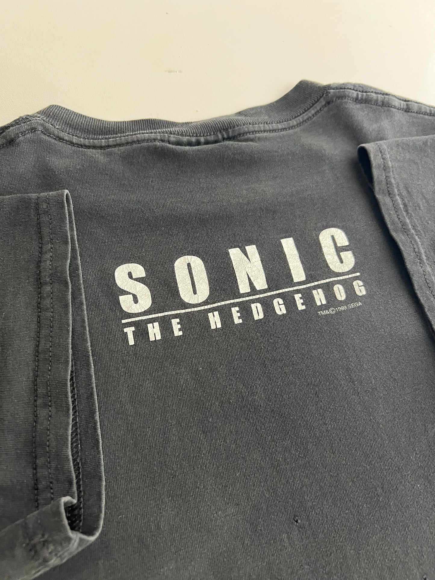 Large 1999 Sonic The Hedgehog Sega T-shirt