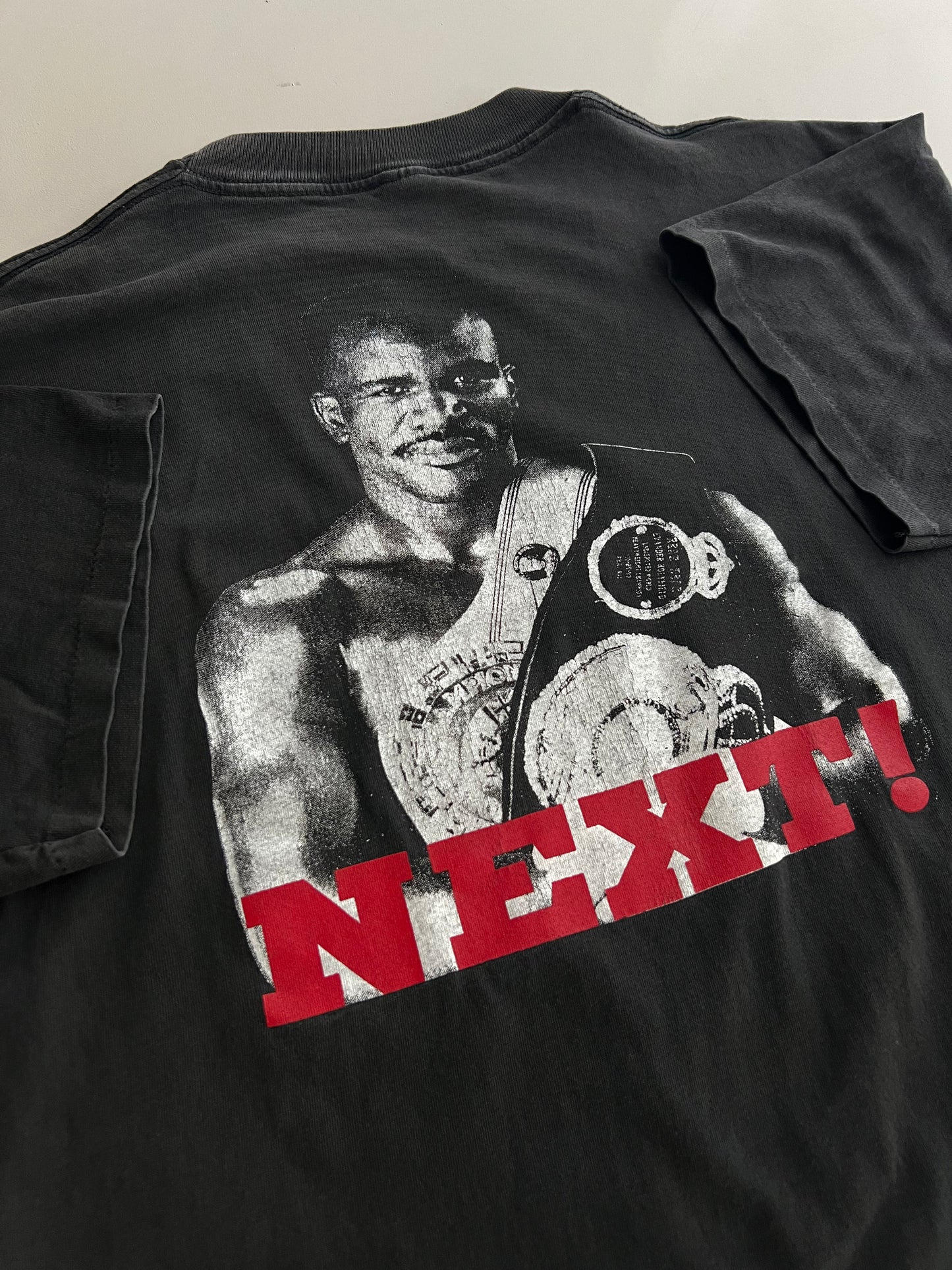 Large 1992 Holyfield Bowe Las Vegas Boxing T-shirt