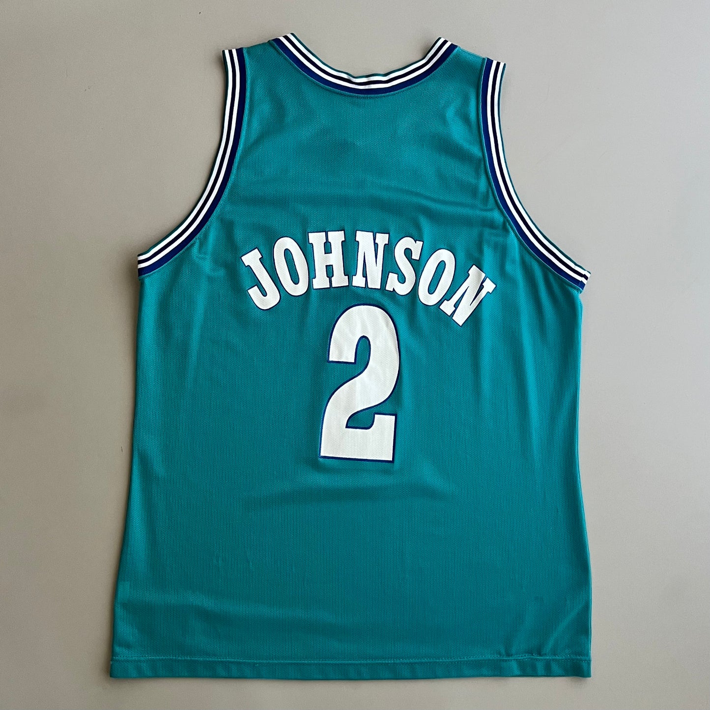 XL 90s Charlotte Hornets Larry Johnson Jersey