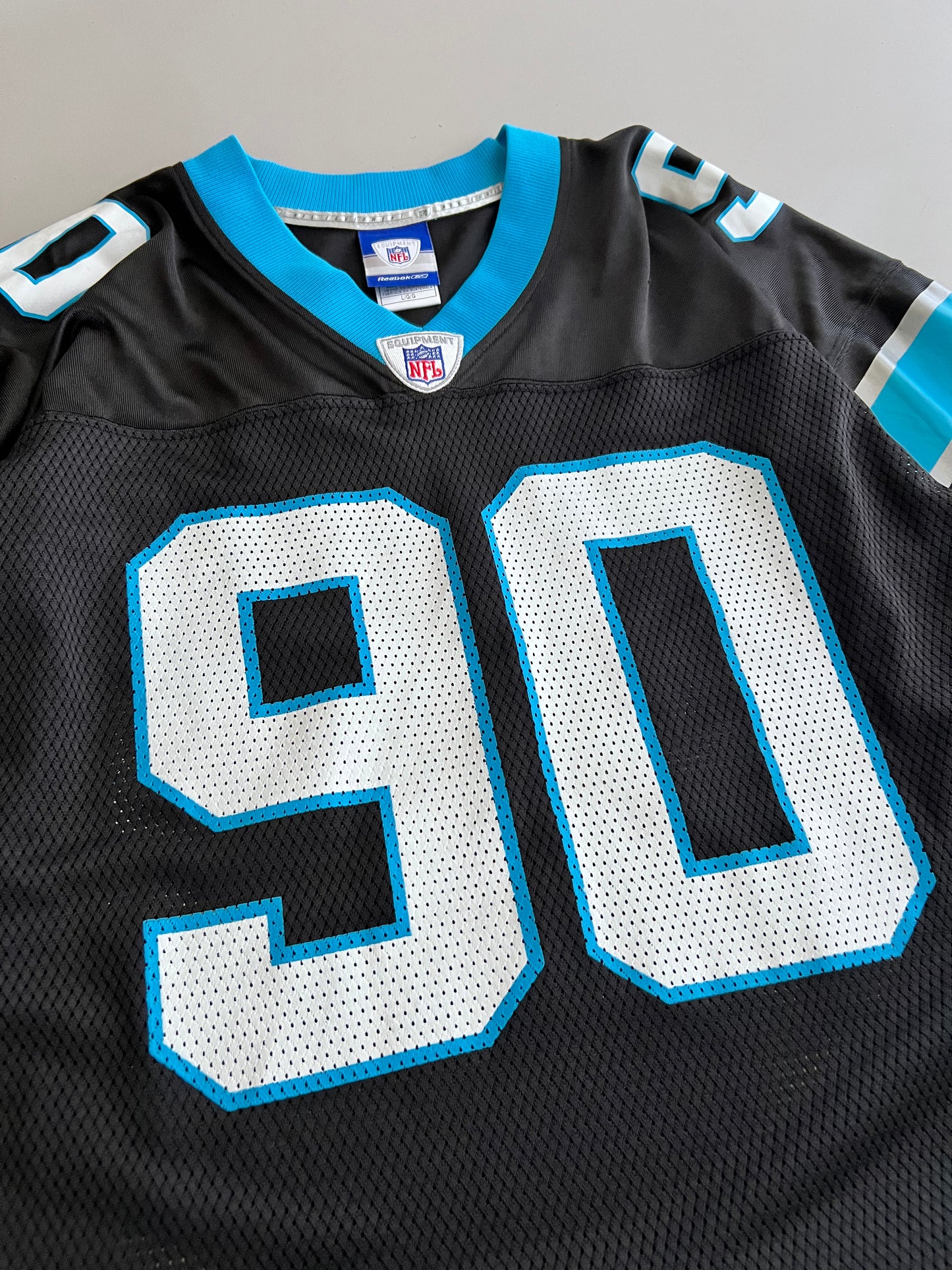 Large Carolina Panthers Julius Peppers Jersey